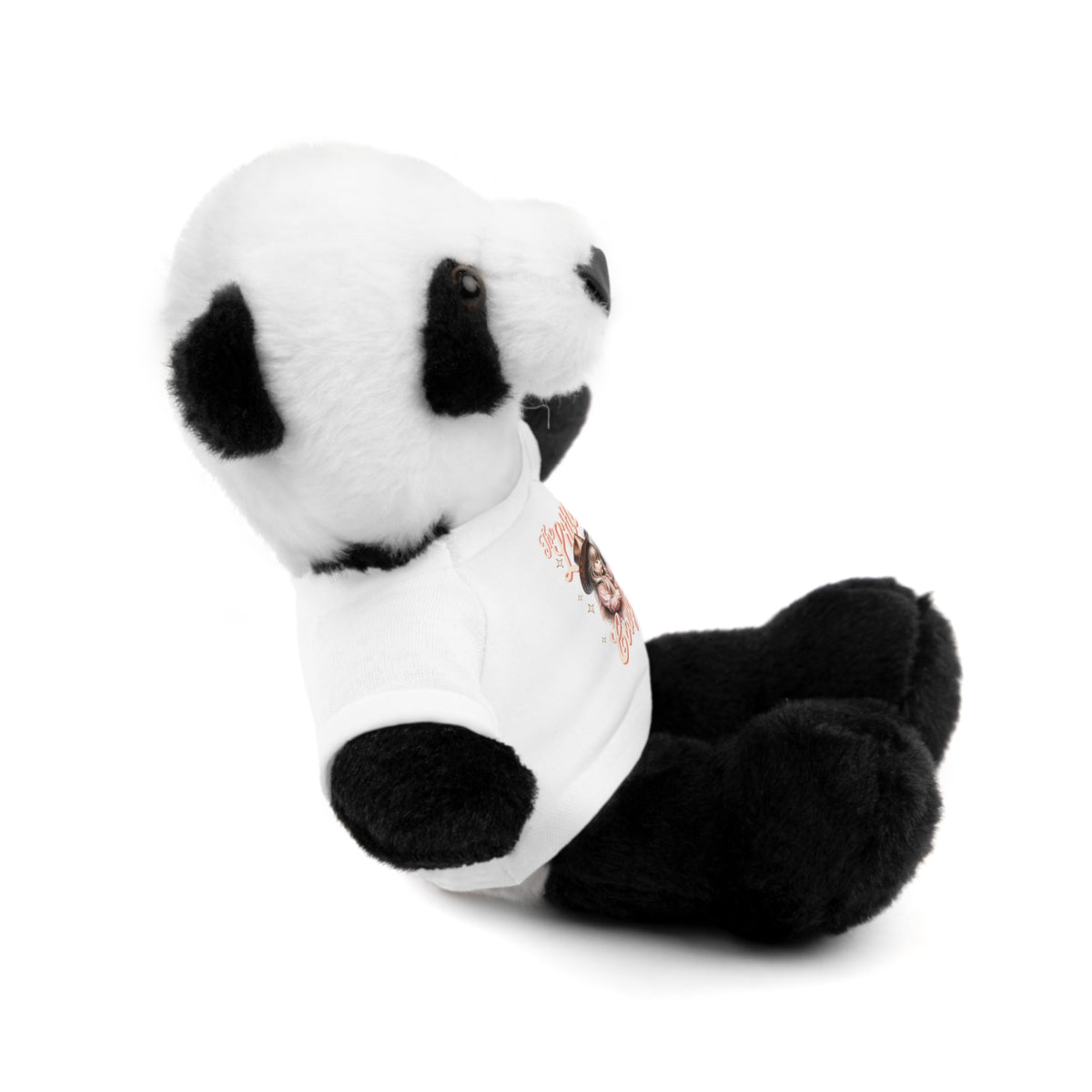 Plush Animal with 'The Little Cowgirl' Tee