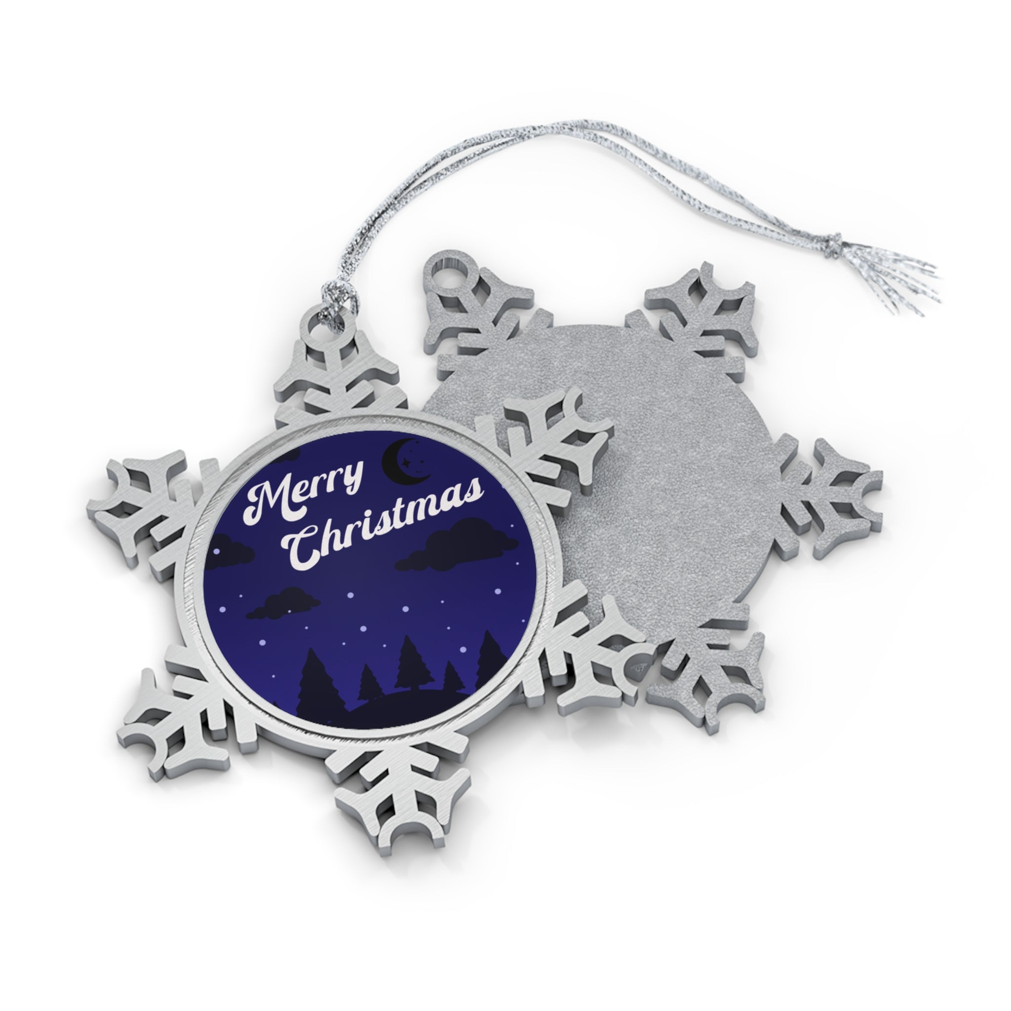 Pewter Snowflake Ornament