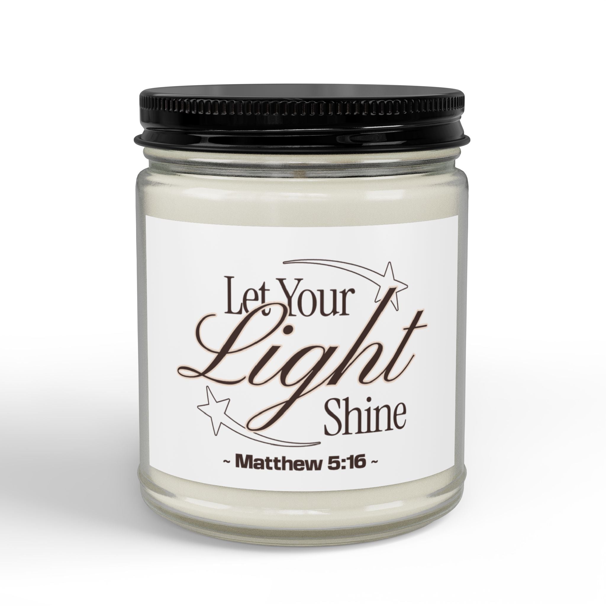 Let Your Light Shine Soy Candle (4oz & 9oz) (Matthew 5:16)