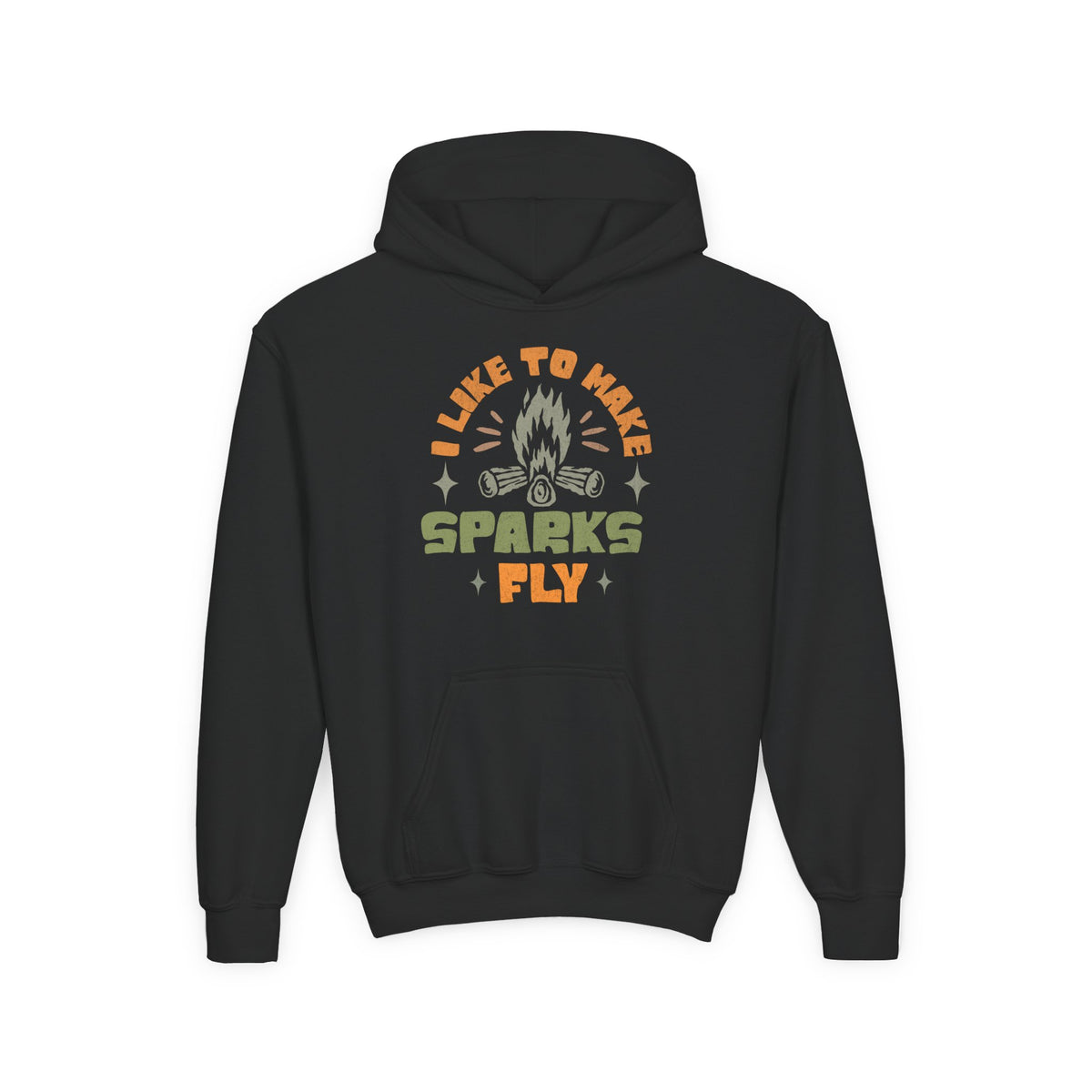 "...Make Sparks Fly" Campfire Youth Hoodie