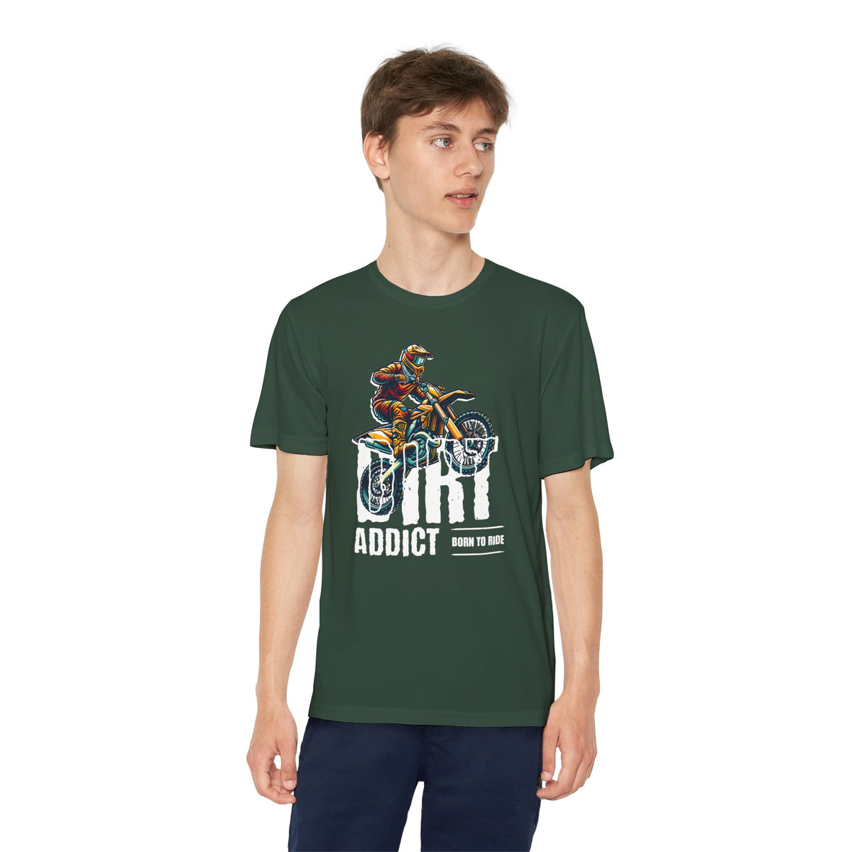 Dirt Addict Youth Motocross T-Shirt