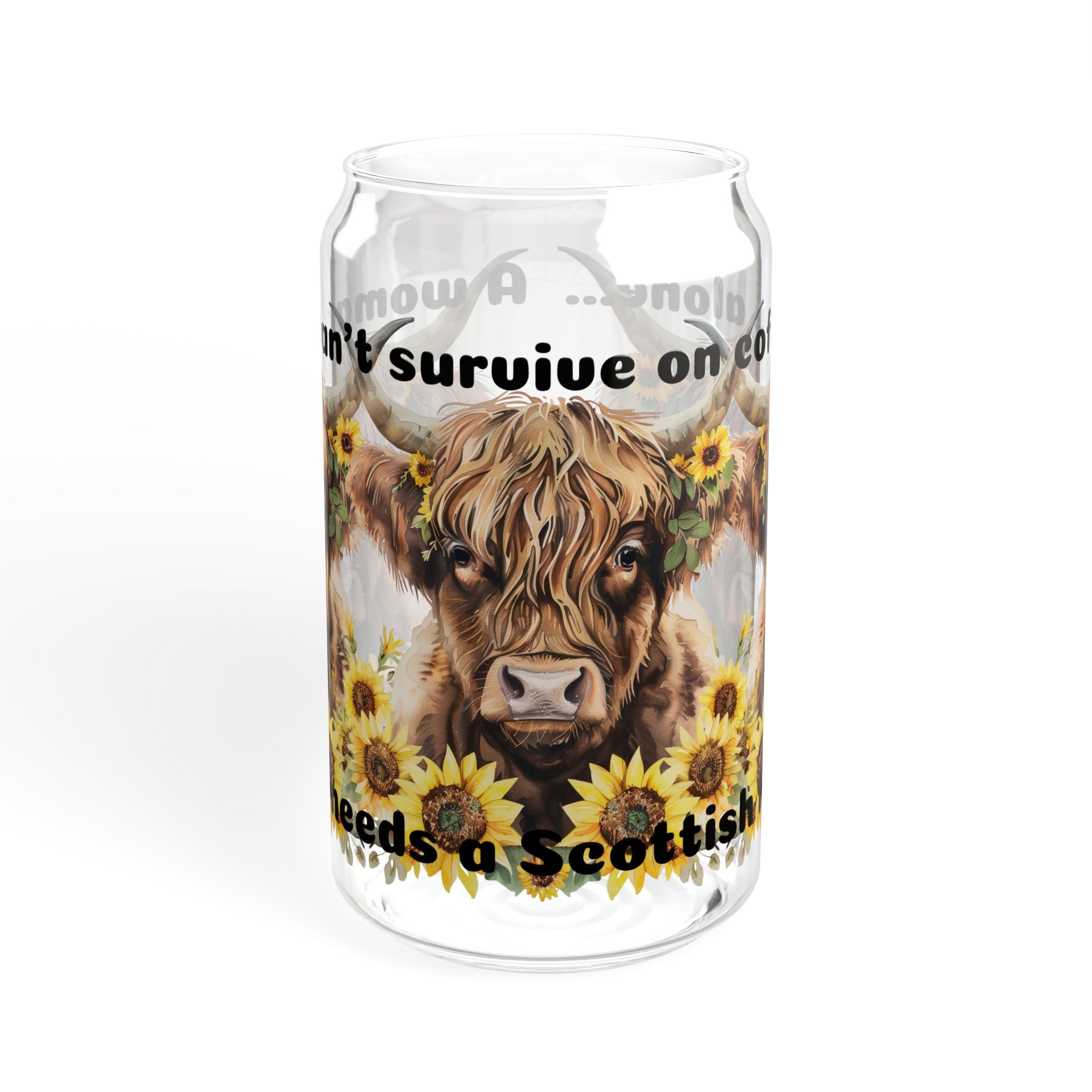 Scottish Highlander Sipper Glass