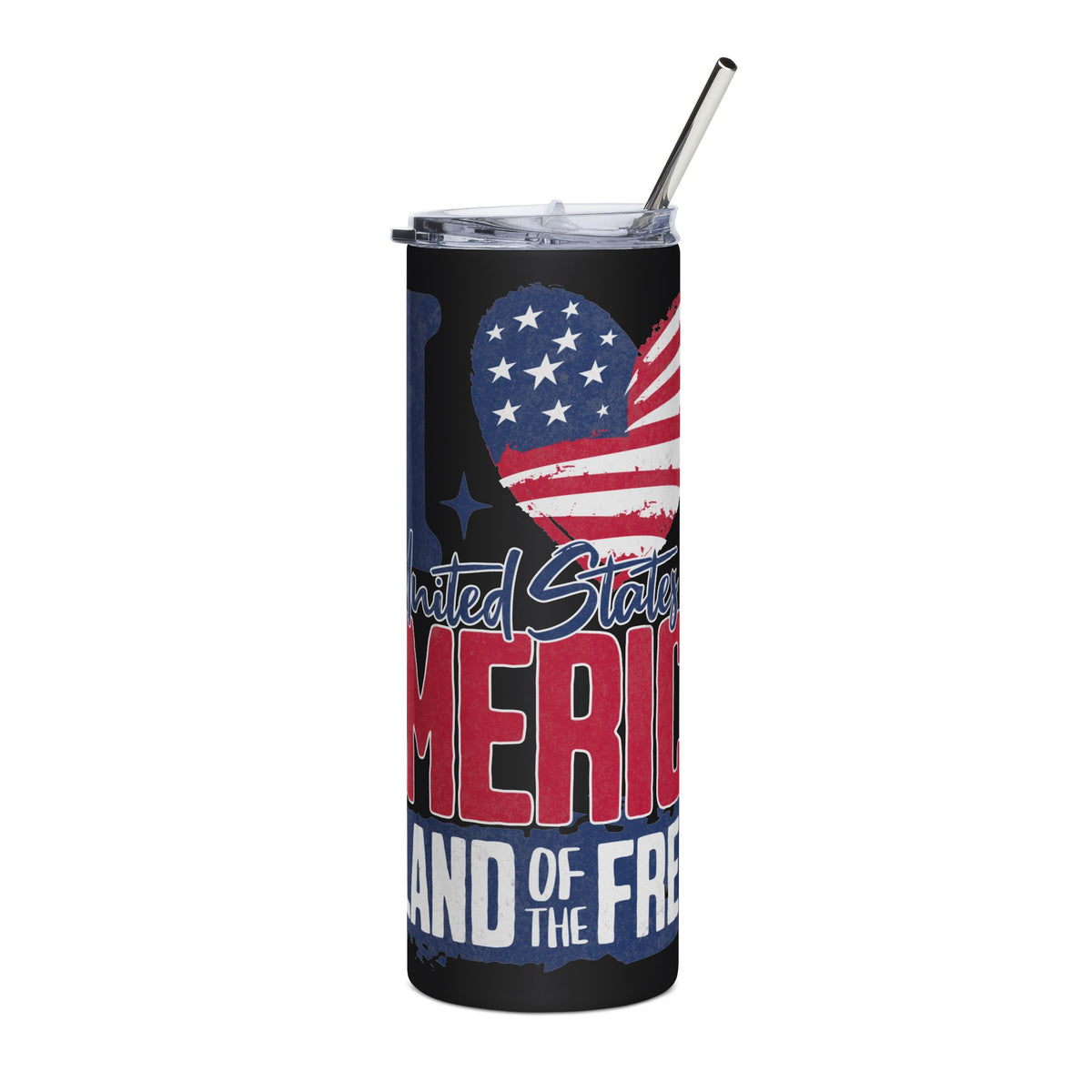 "I Love America" Flag Tumbler (20oz.)