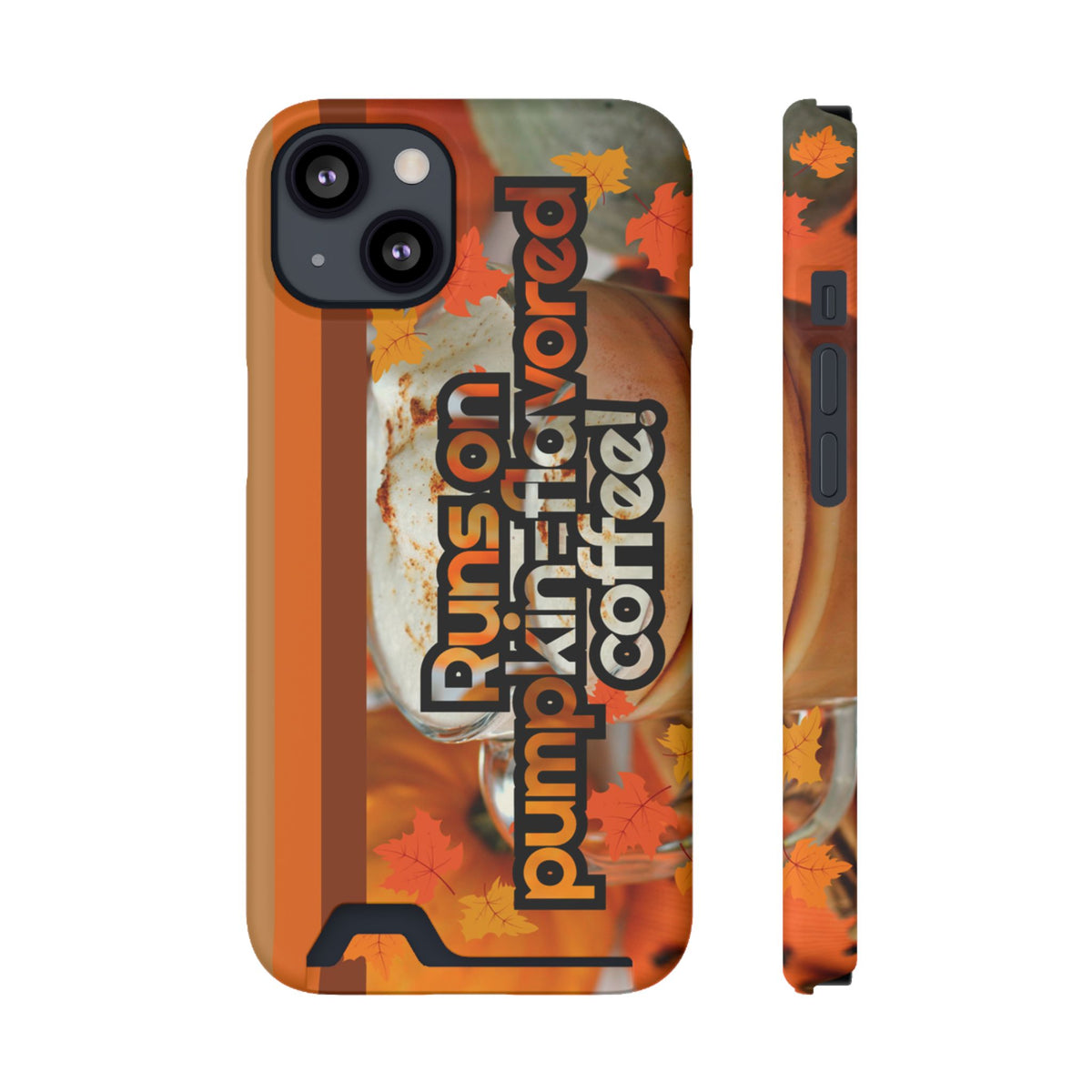 Coffee Phone Case w/Card Holder