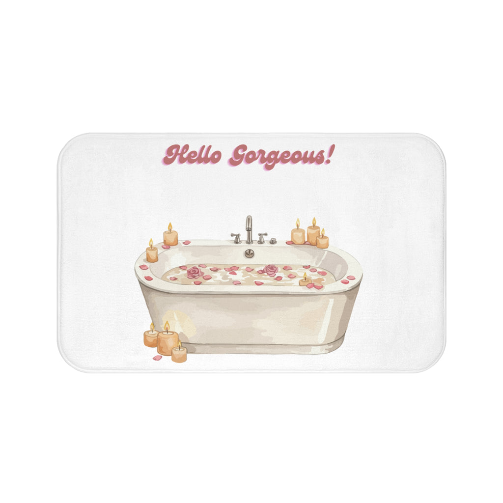 Hello Gorgeous Bath Mat