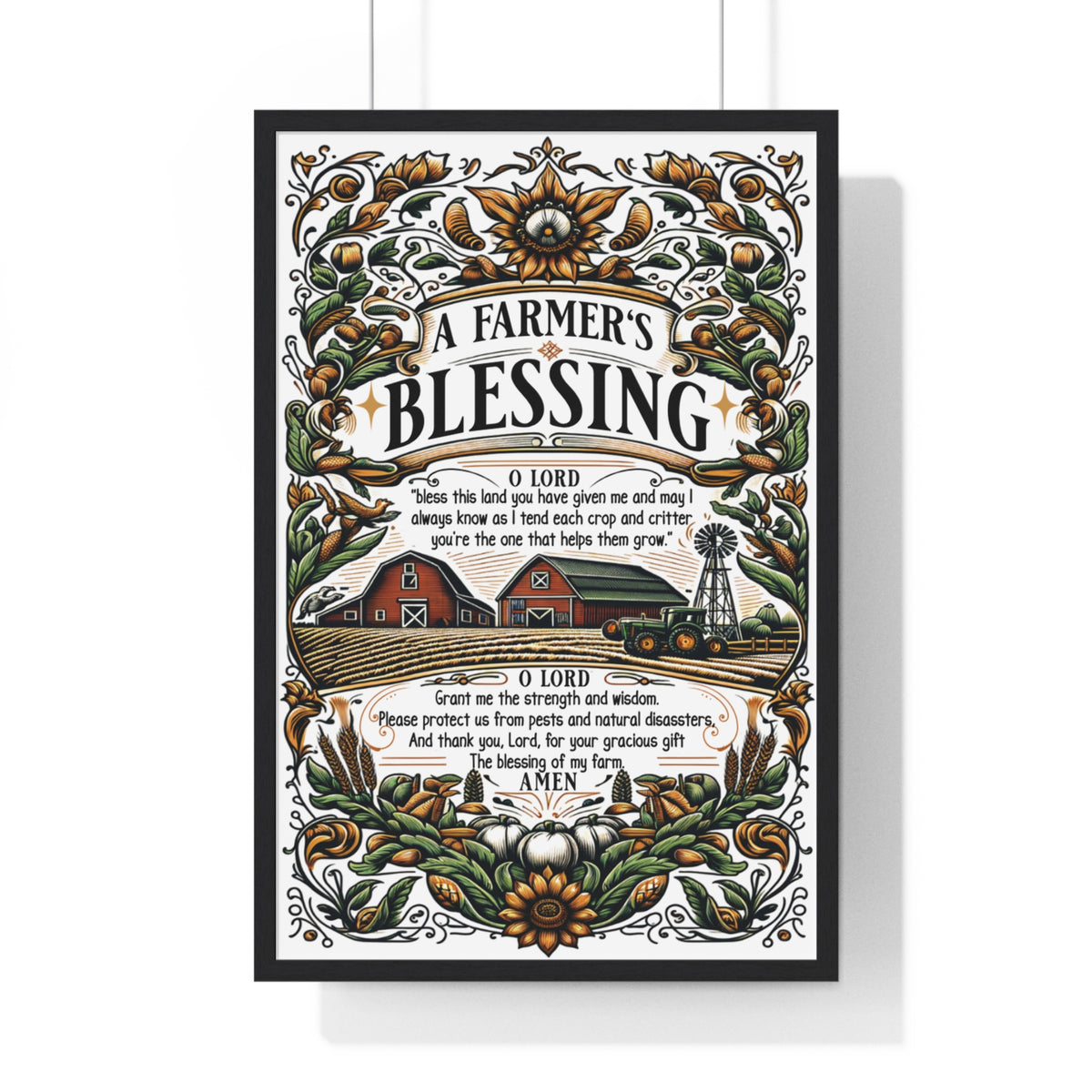 A Farmer's Blessing Poster
