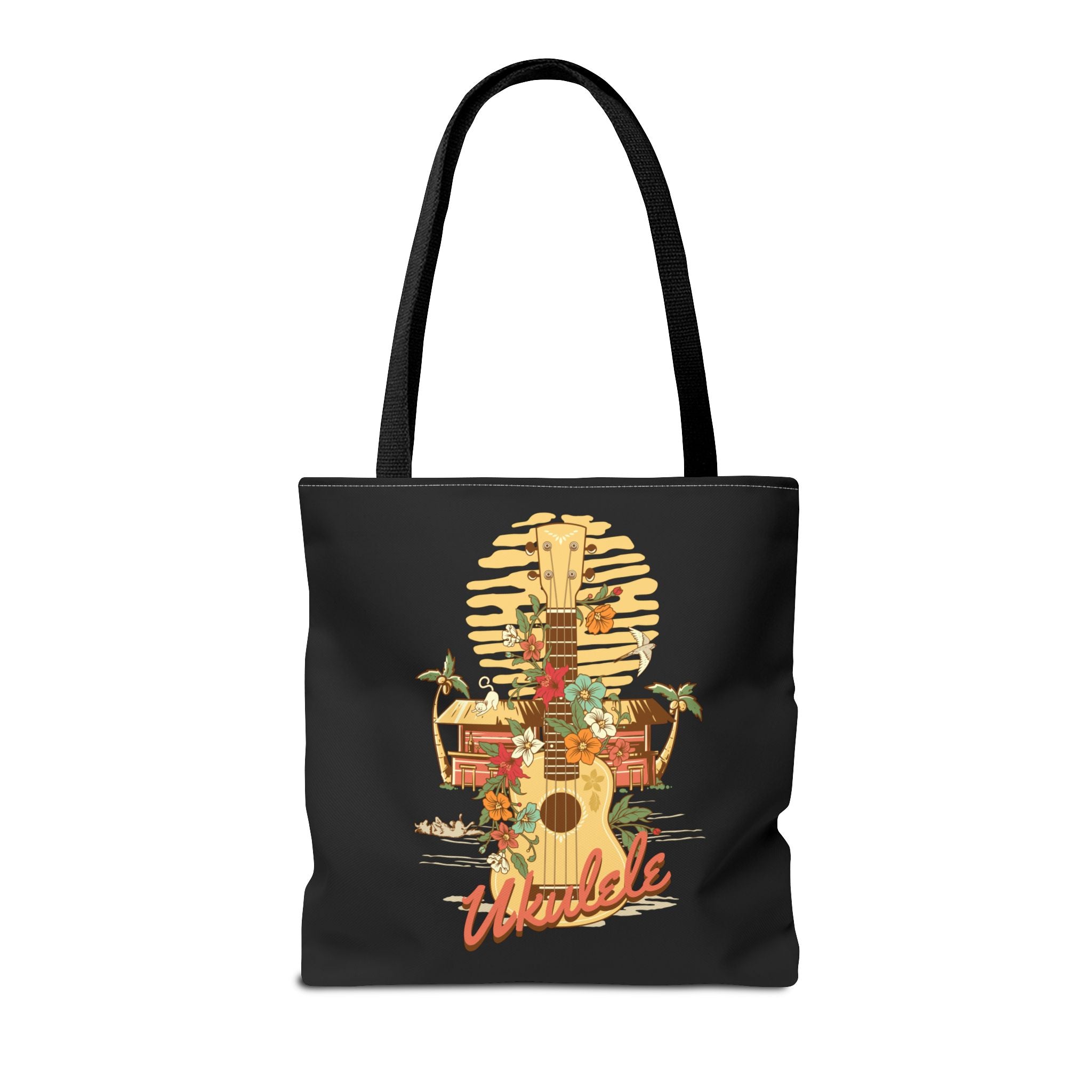 Ukulele Retro Tote Bag