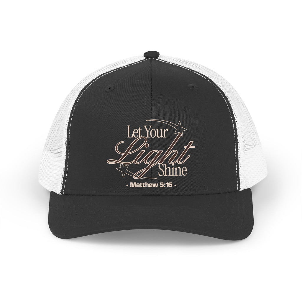 Let Your Light Shine Trucker Hat (Matthew 5:16)