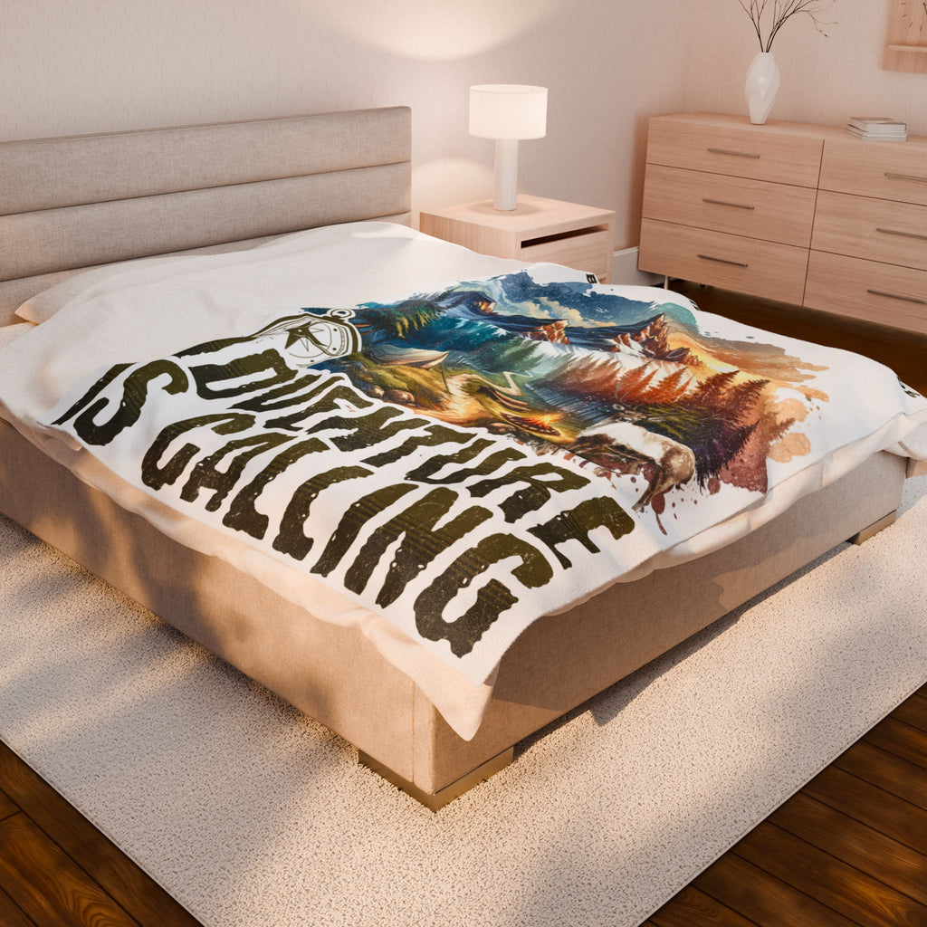 'Adventure is Calling' Blanket