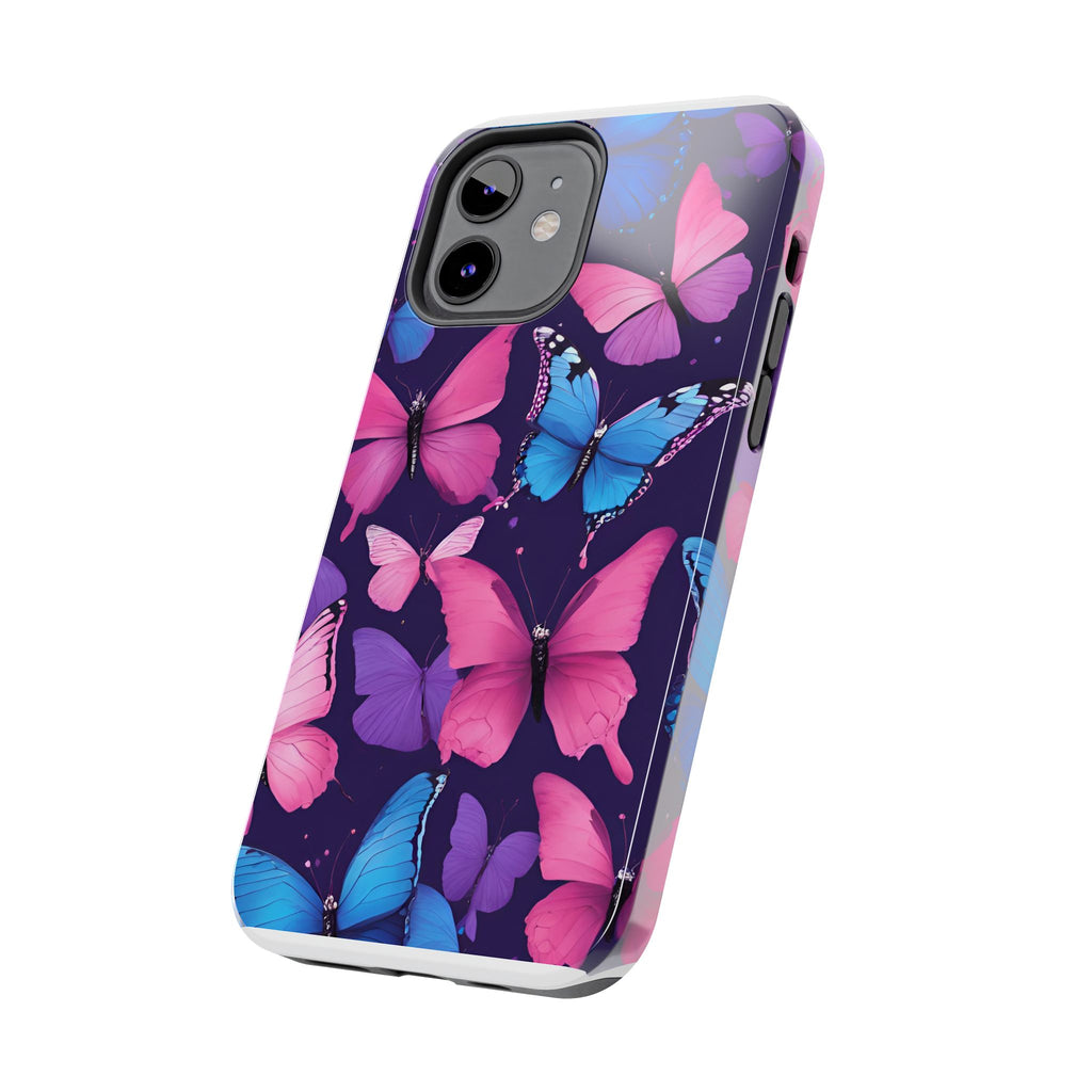 Butterfly Phone Case (Pink,Purple and Blue)