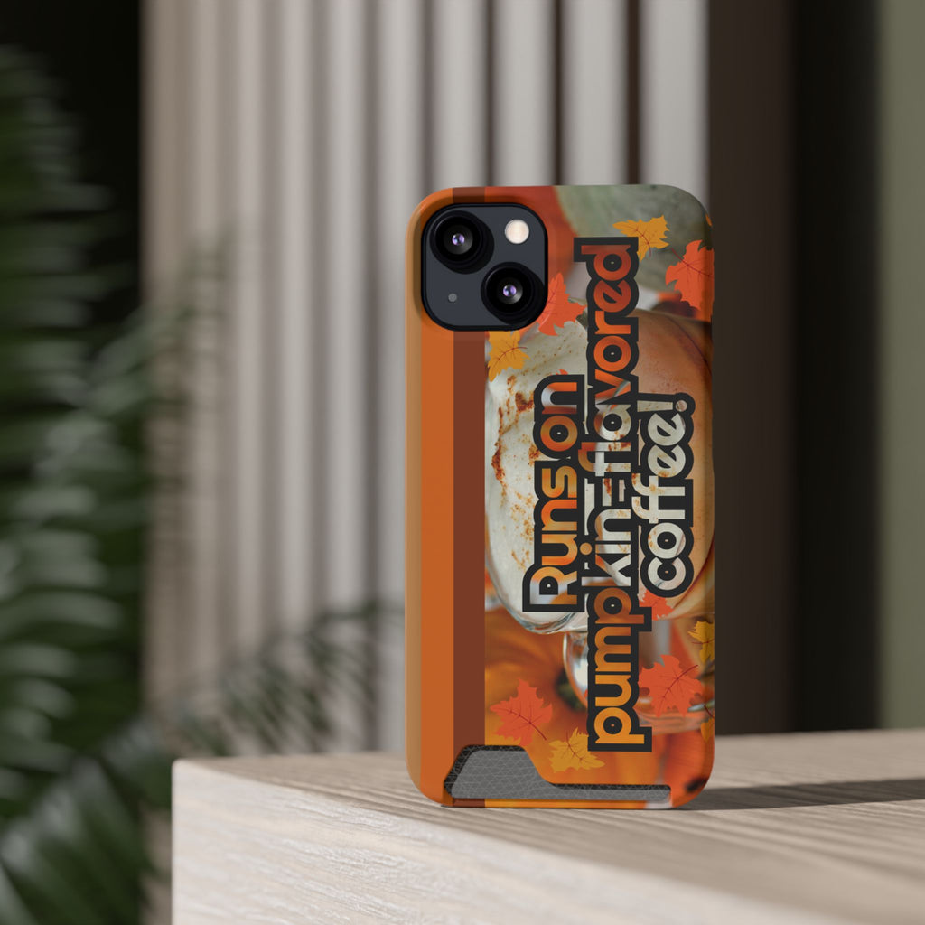 Coffee Phone Case w/Card Holder