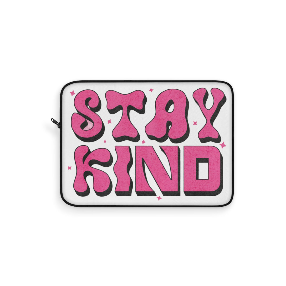 Stay Kind Pink Retro Laptop Cover