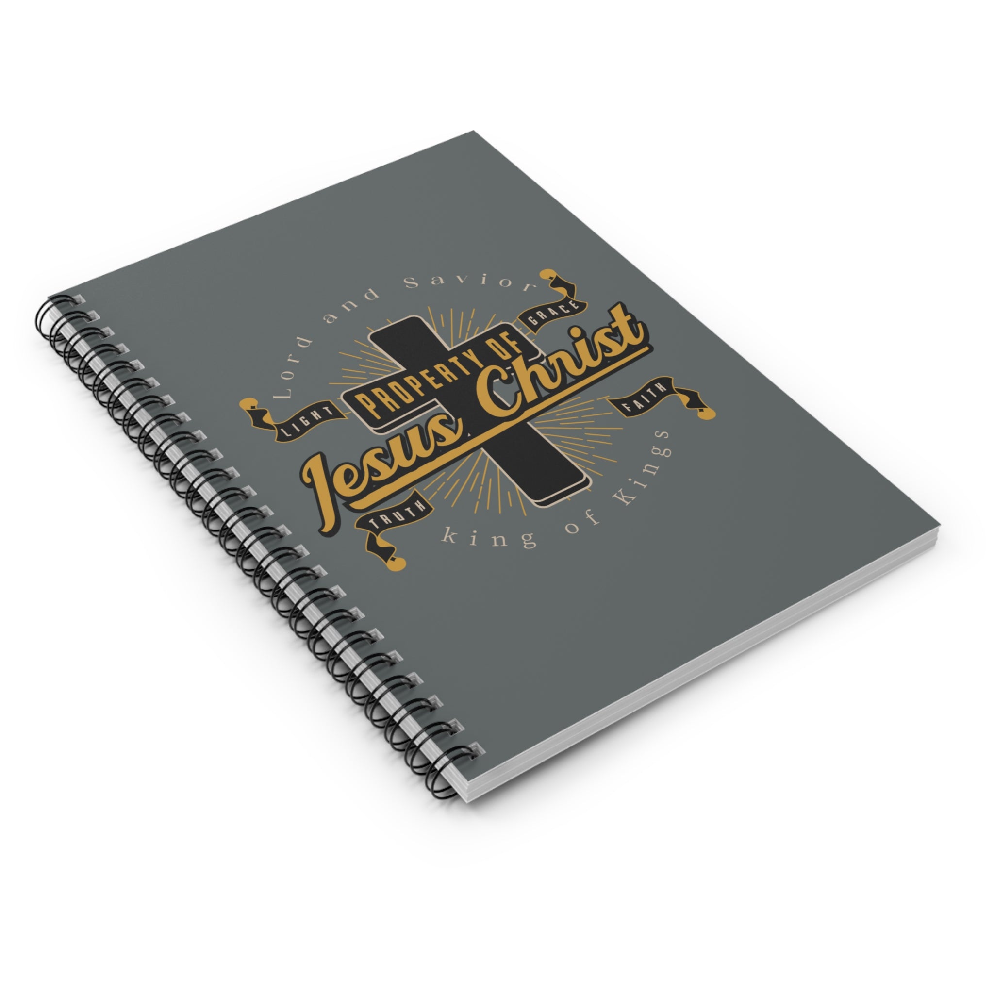 'Property of Jesus Christ' Spiral Notebook