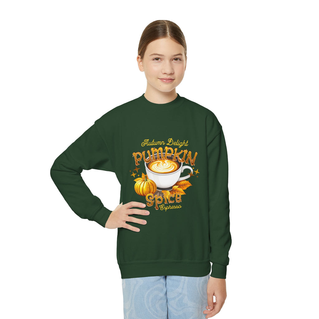 Pumpkin Spice Latte Youth Crewneck