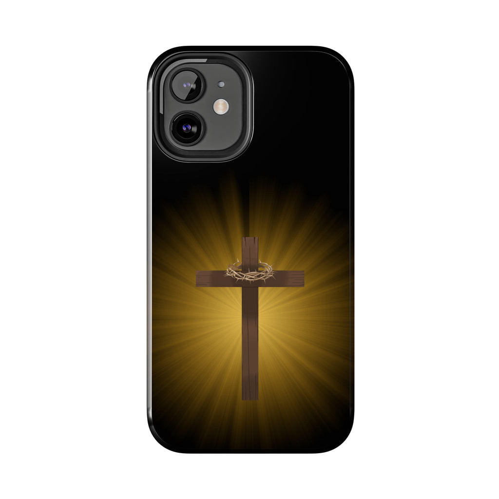 Cross and Crown of Thorns Phone Case