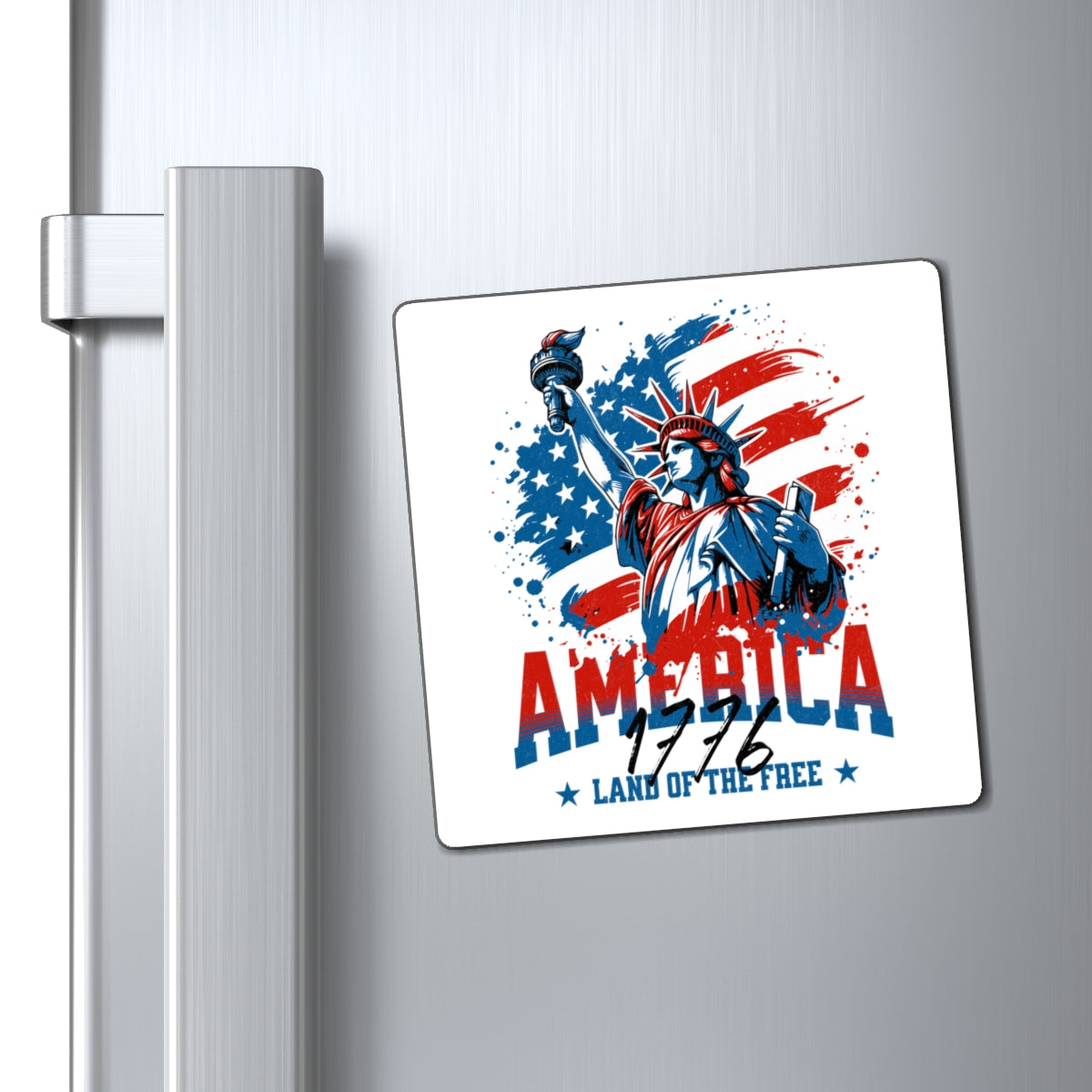America Land of the Free Statue of Liberty Magnet