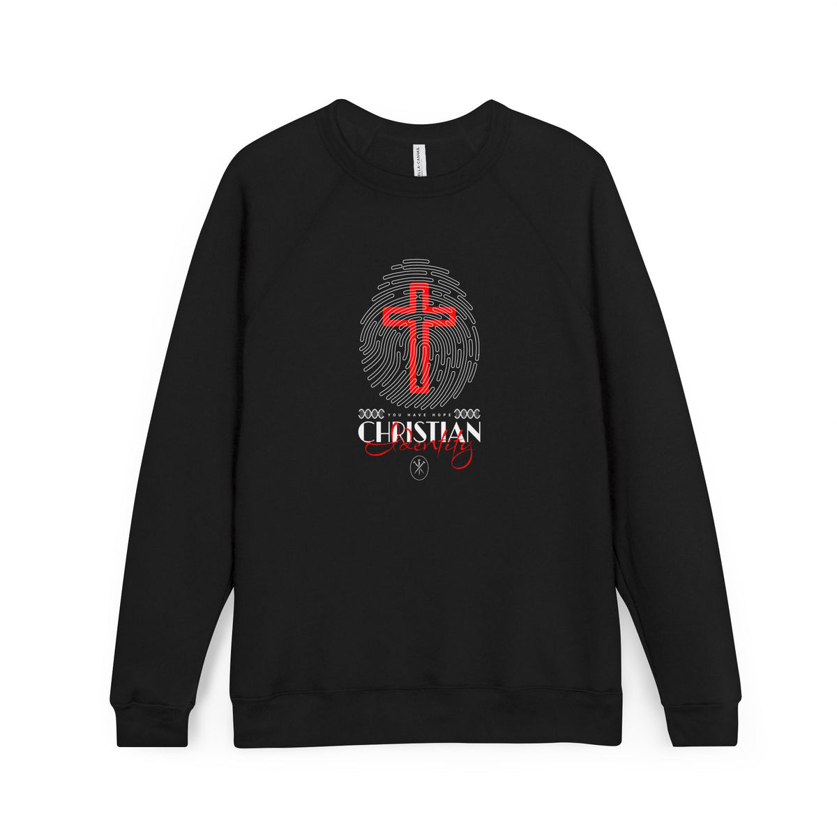 Cross Fingerprint Crewneck