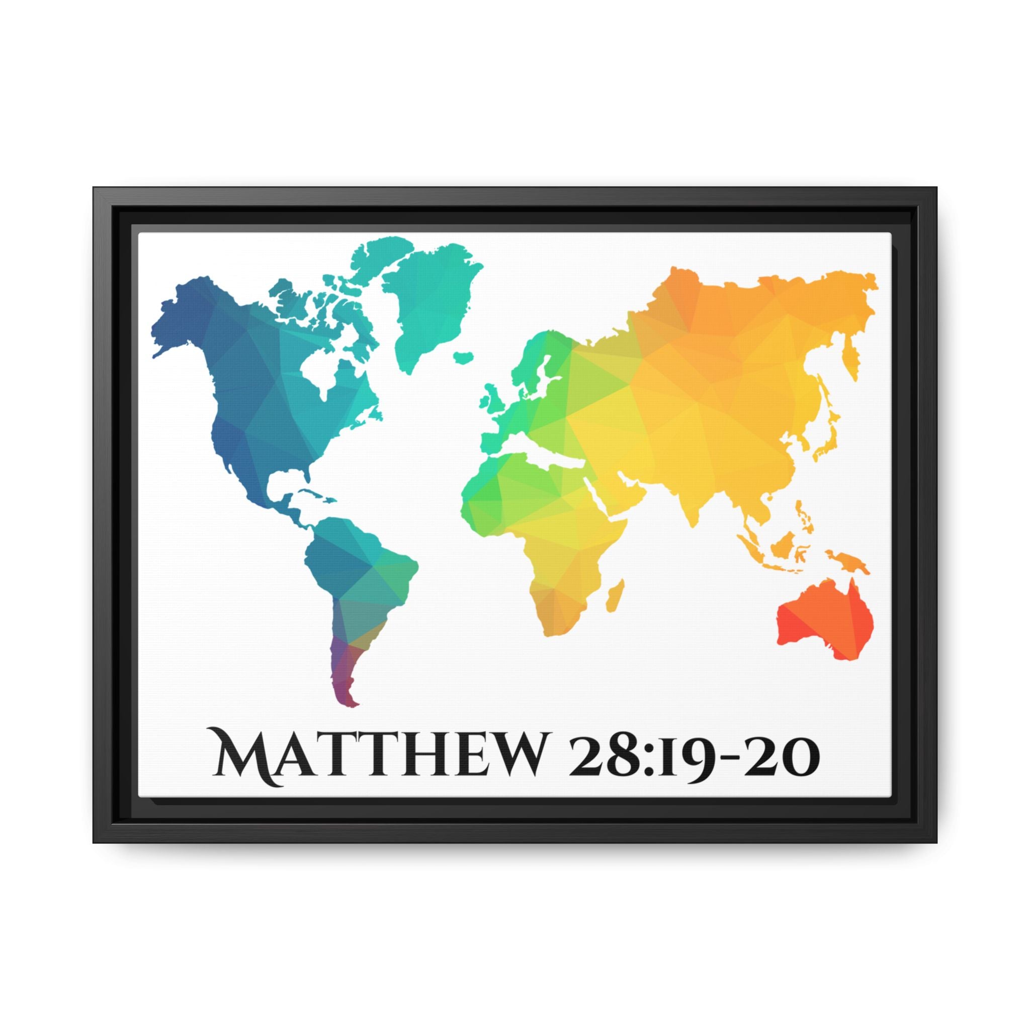 The Great Commission Wall Art (Matthew 28:19-20)
