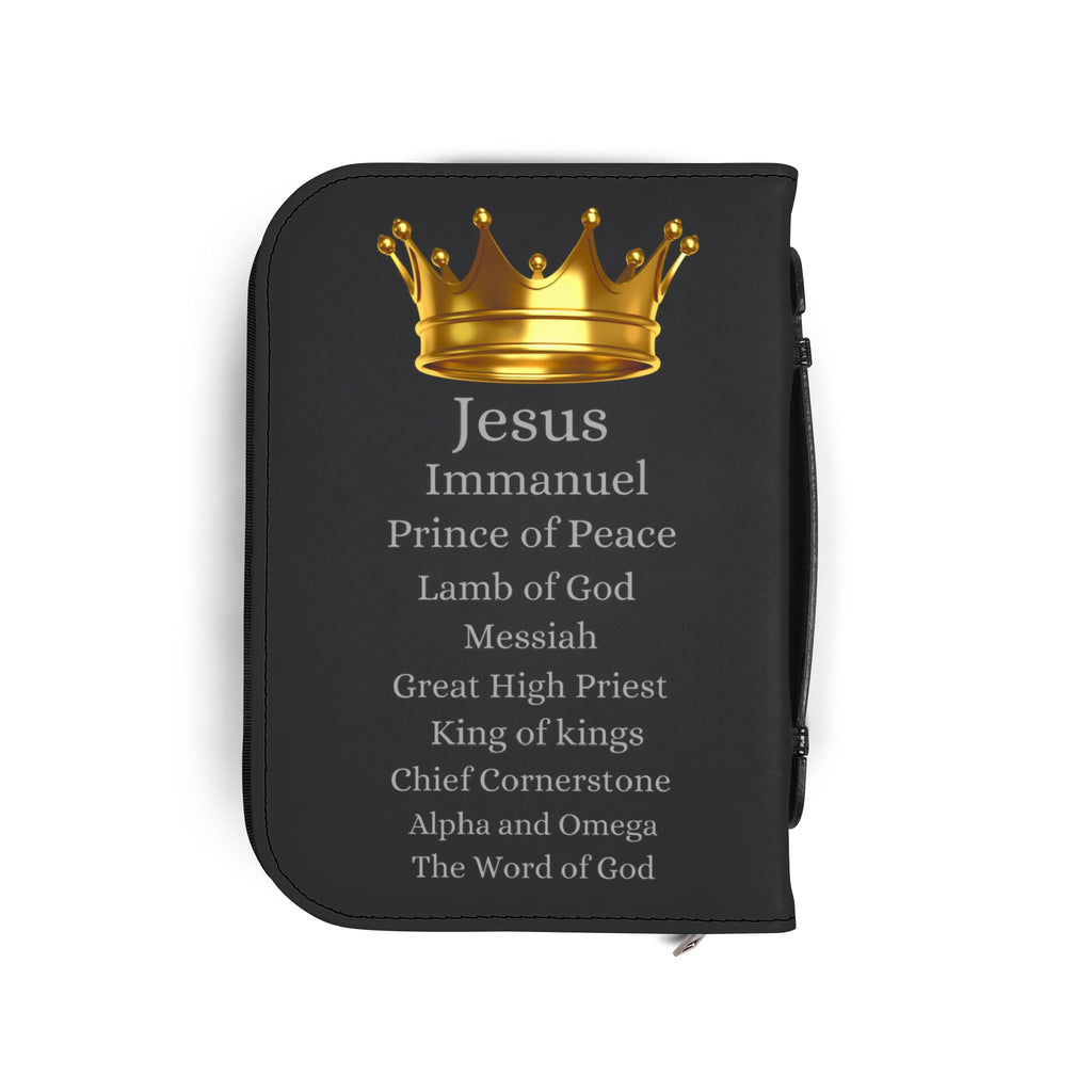Gold Cross & Crown Bible Cover