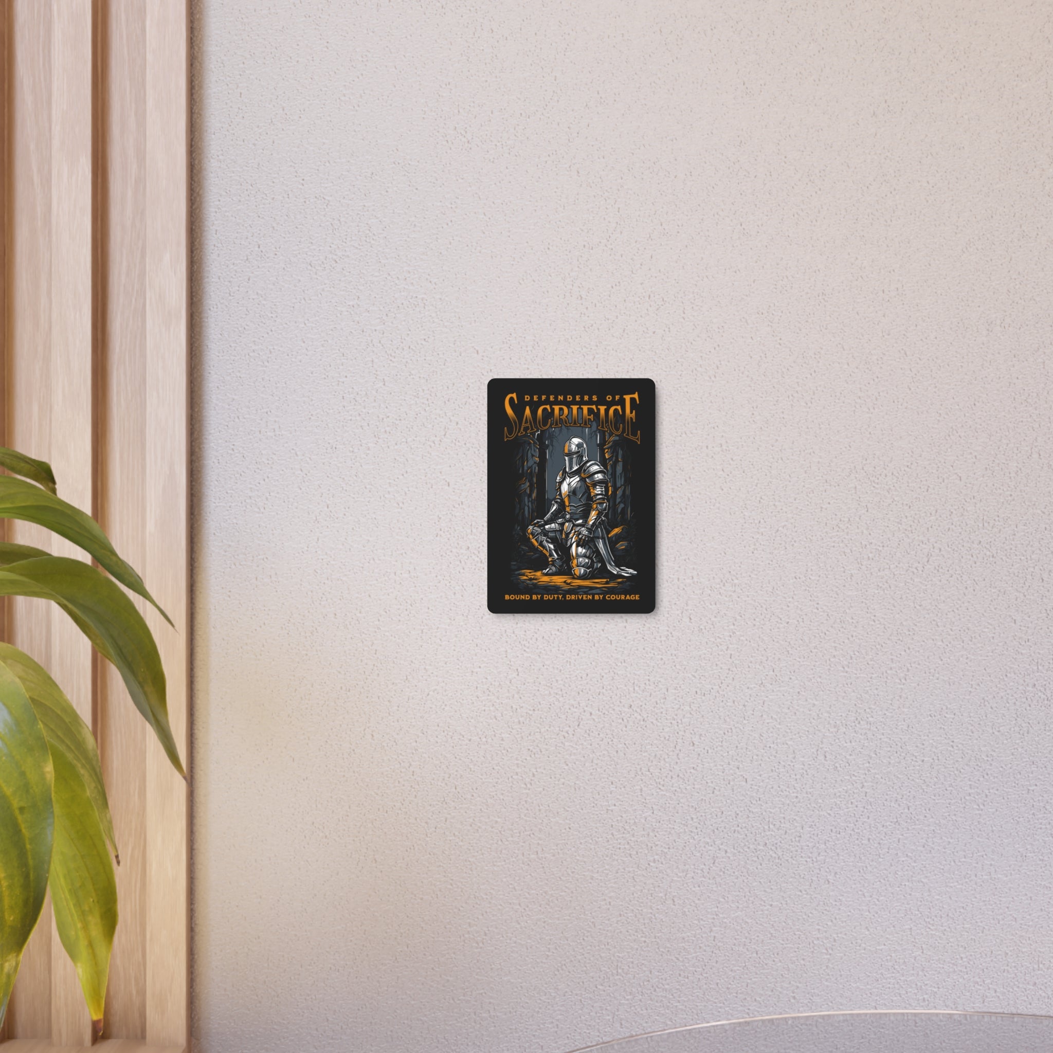 "Defenders of Sacrifice" Knight Wall Art