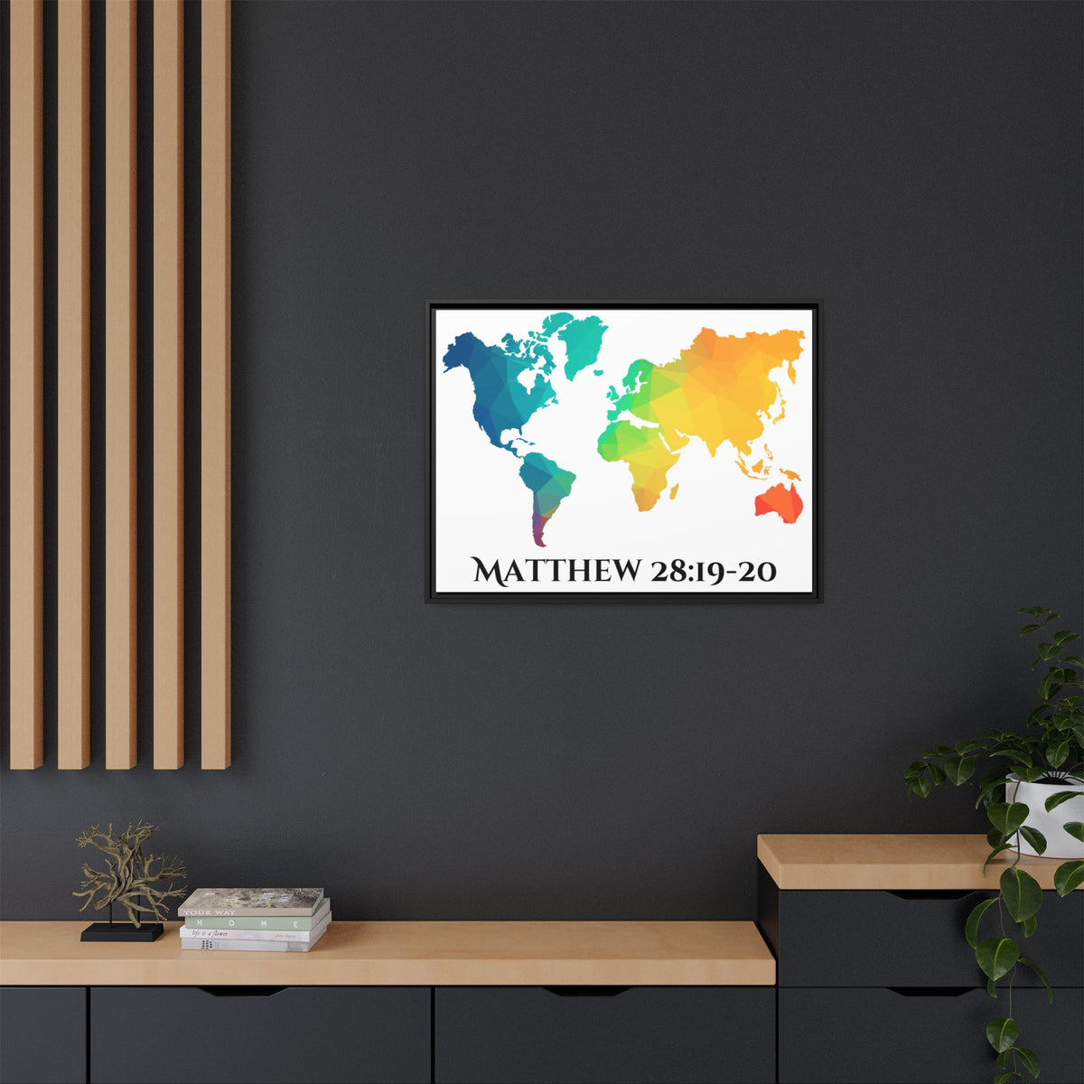 The Great Commission Wall Art (Matthew 28:19-20)