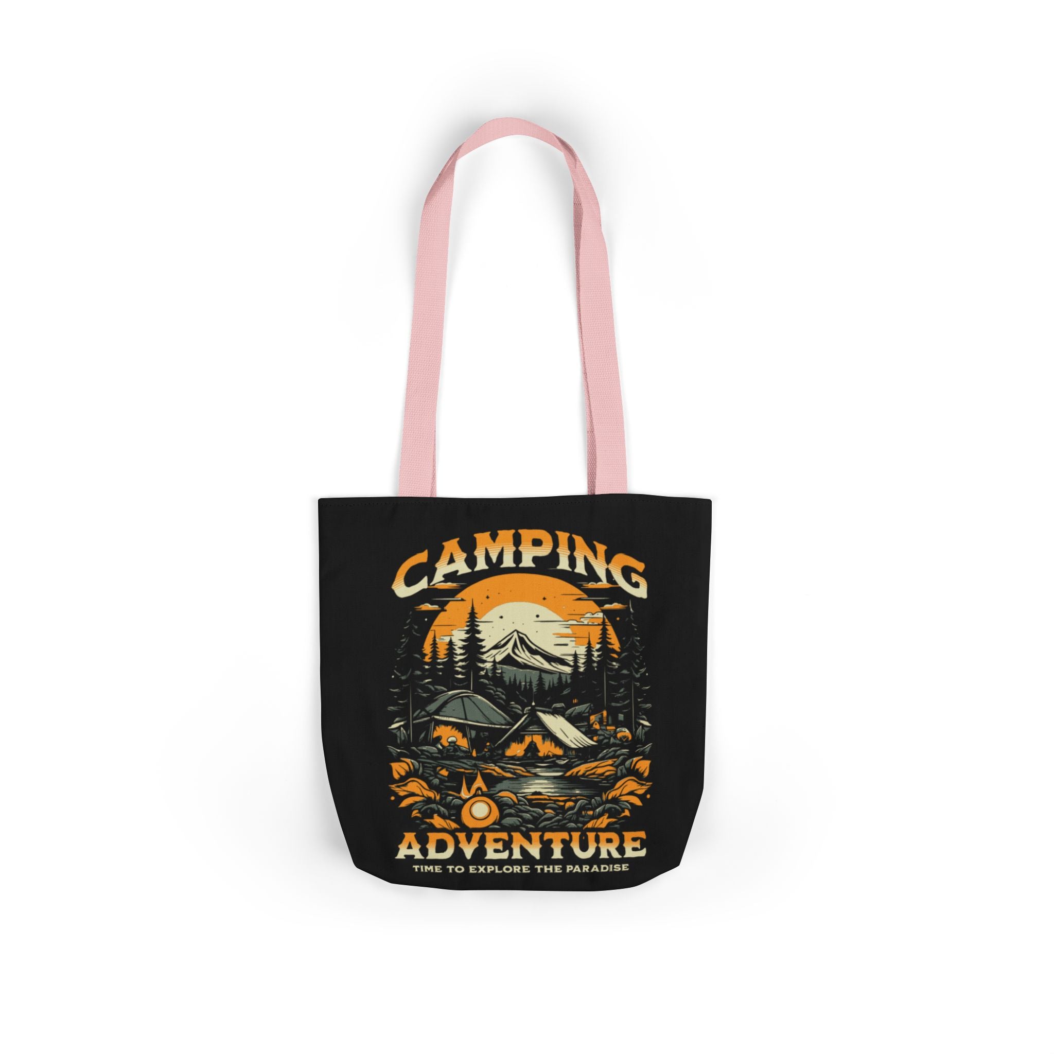 Camping Adventure Canvas Tote Bag