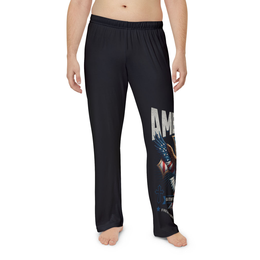 Patriotic Eagle Men's Pajama Pants