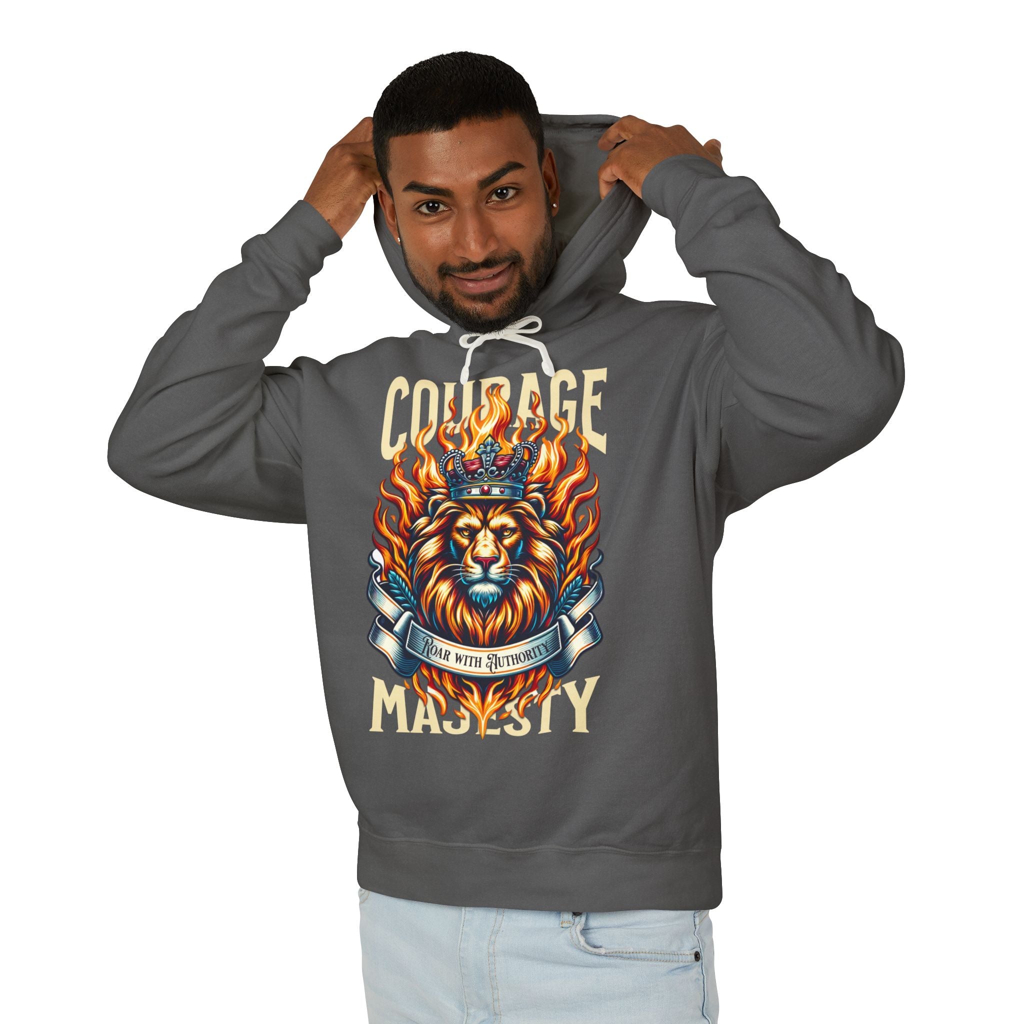 Courage & Majesty Lion Hoodie