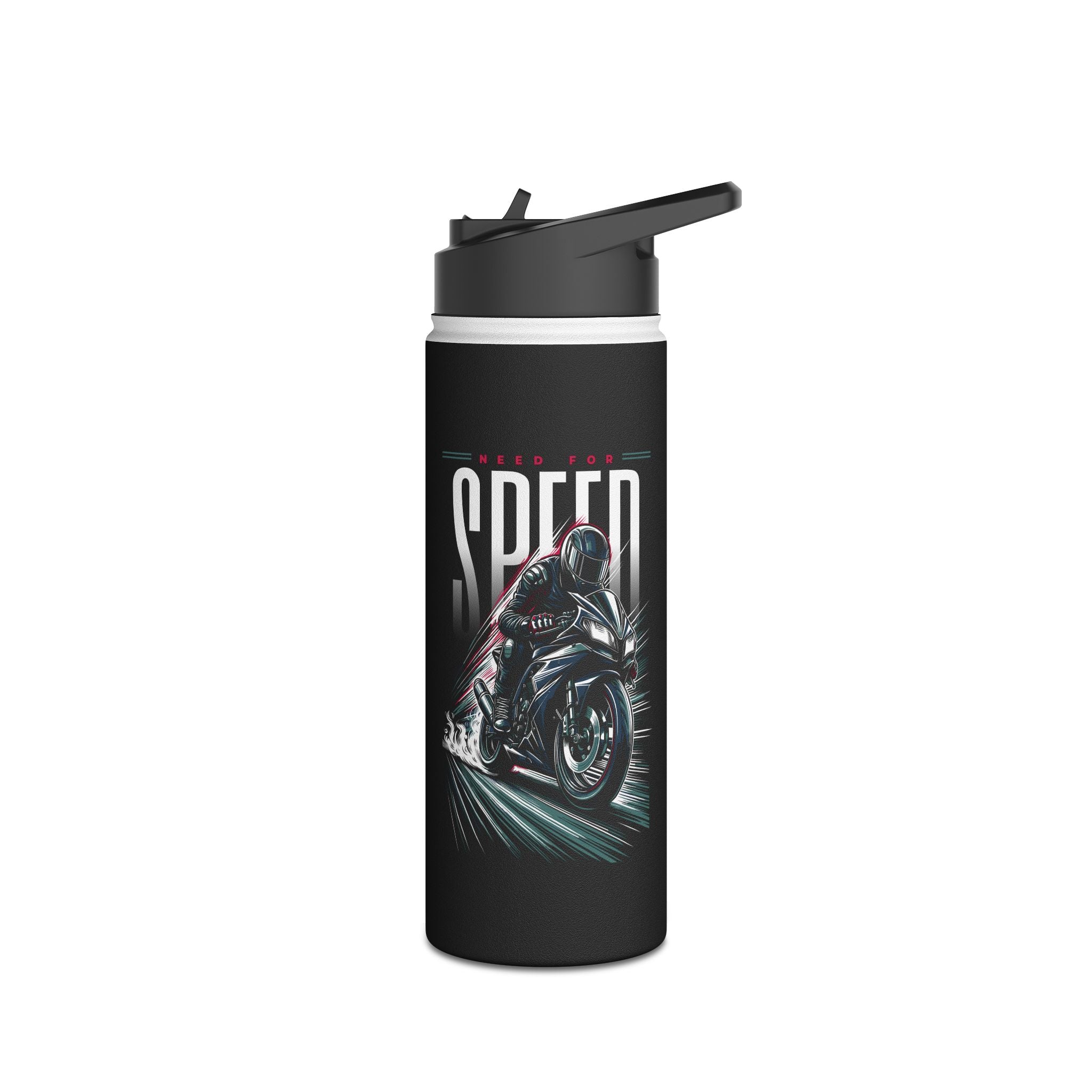 'Speed' Motorcycle Water Bottle (12oz. 18oz. 32oz.)