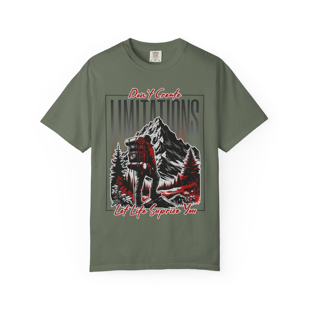 "Don't Create Limitations" Adventure T-Shirt