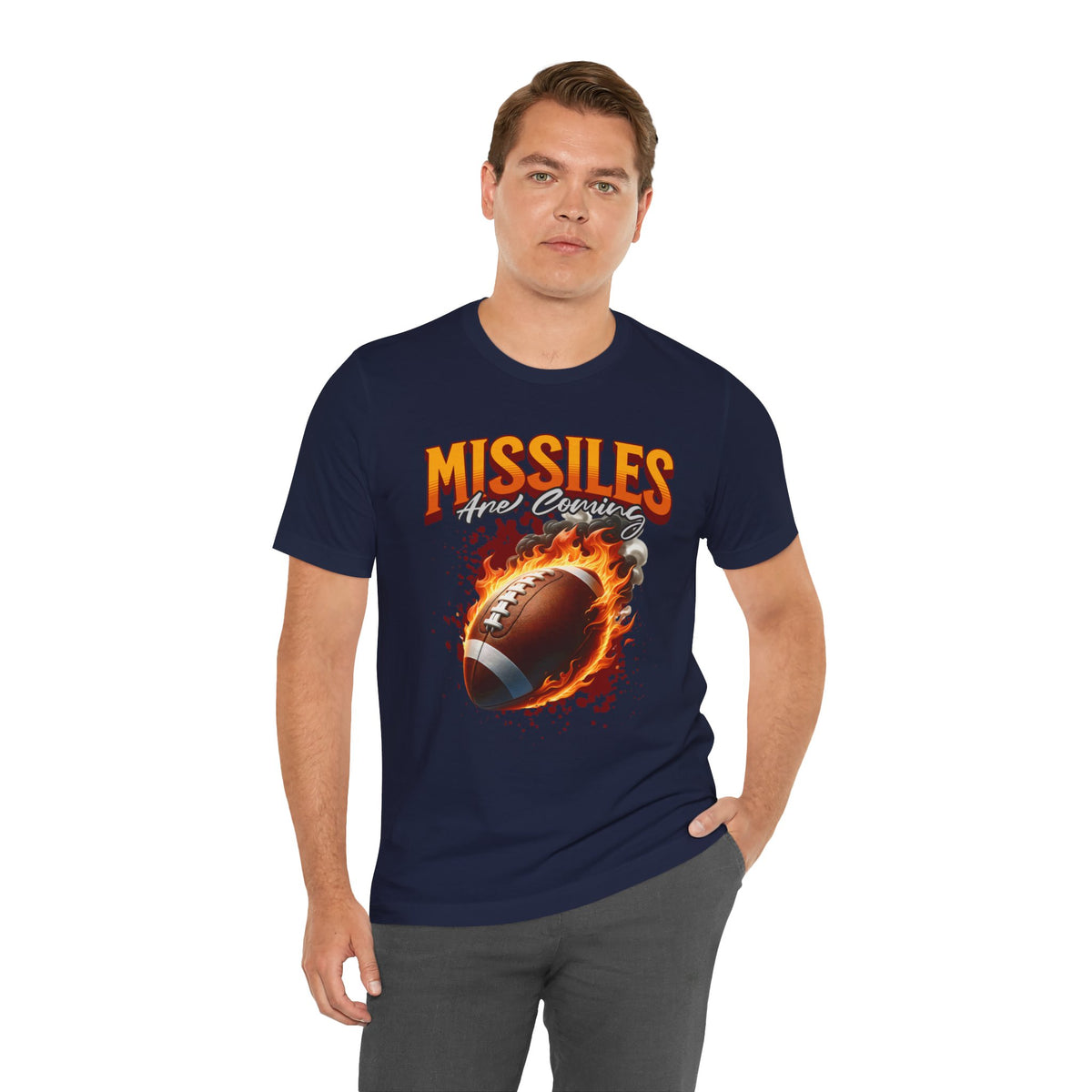 Missiles Are Coming Football T-Shirt
