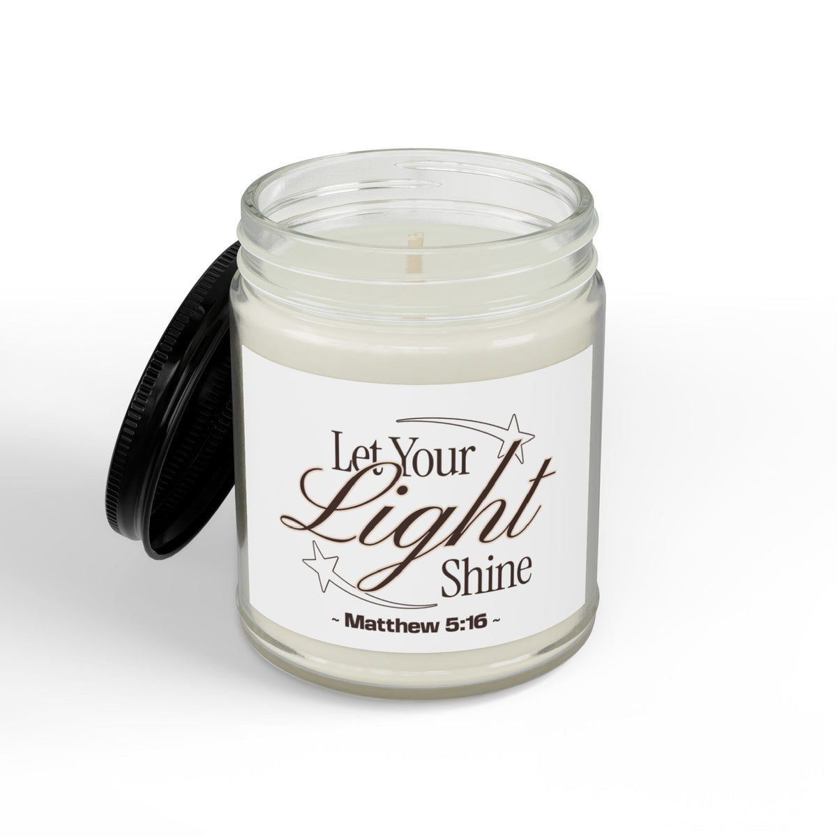 Let Your Light Shine Soy Candle (4oz & 9oz) (Matthew 5:16)