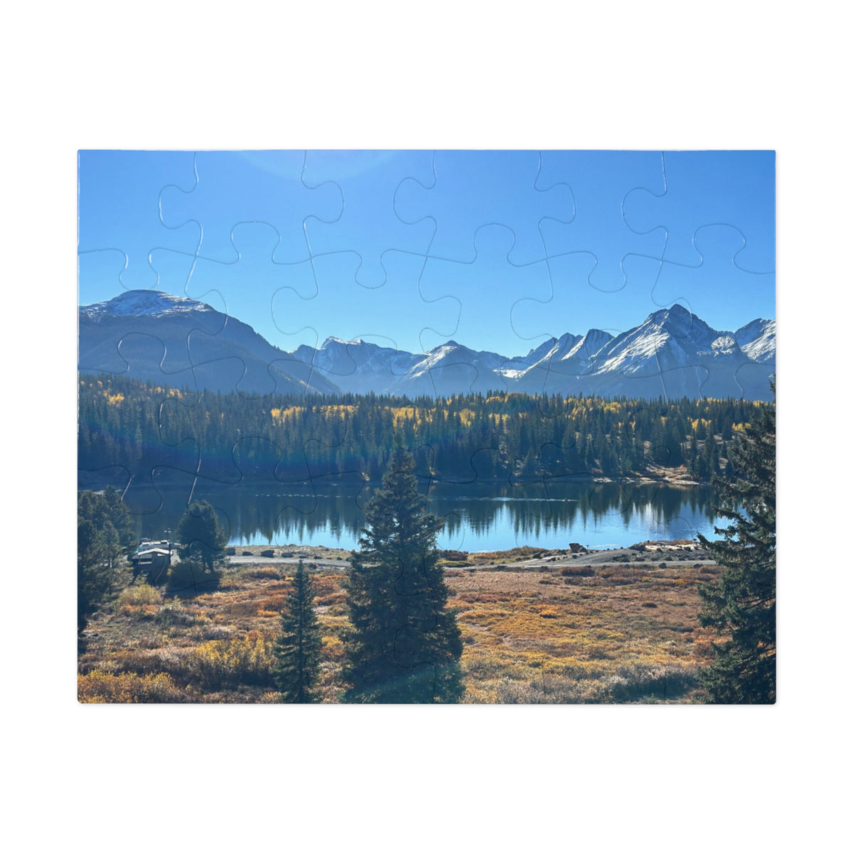 Mountain Lake Jigsaw Puzzle (500-Piece Puzzle with Tin)