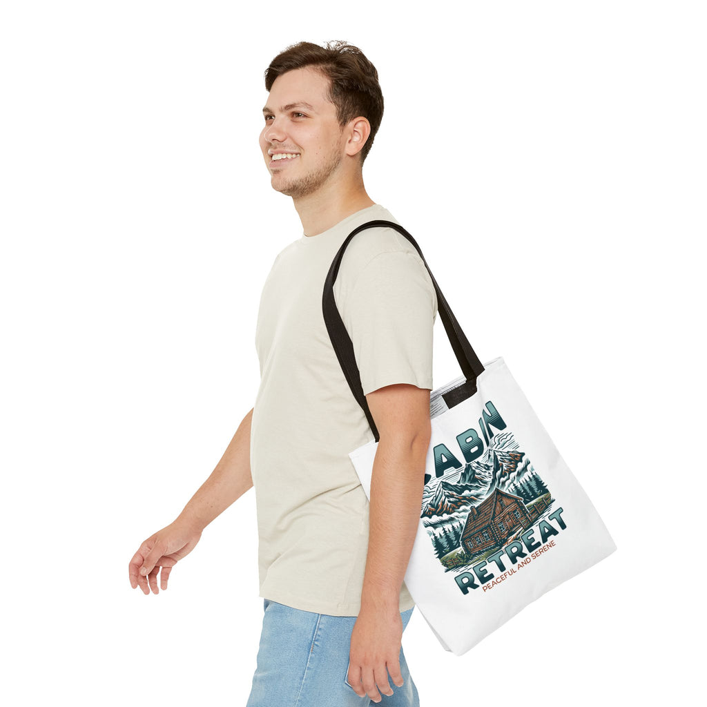 Cabin Retreat Tote Bag