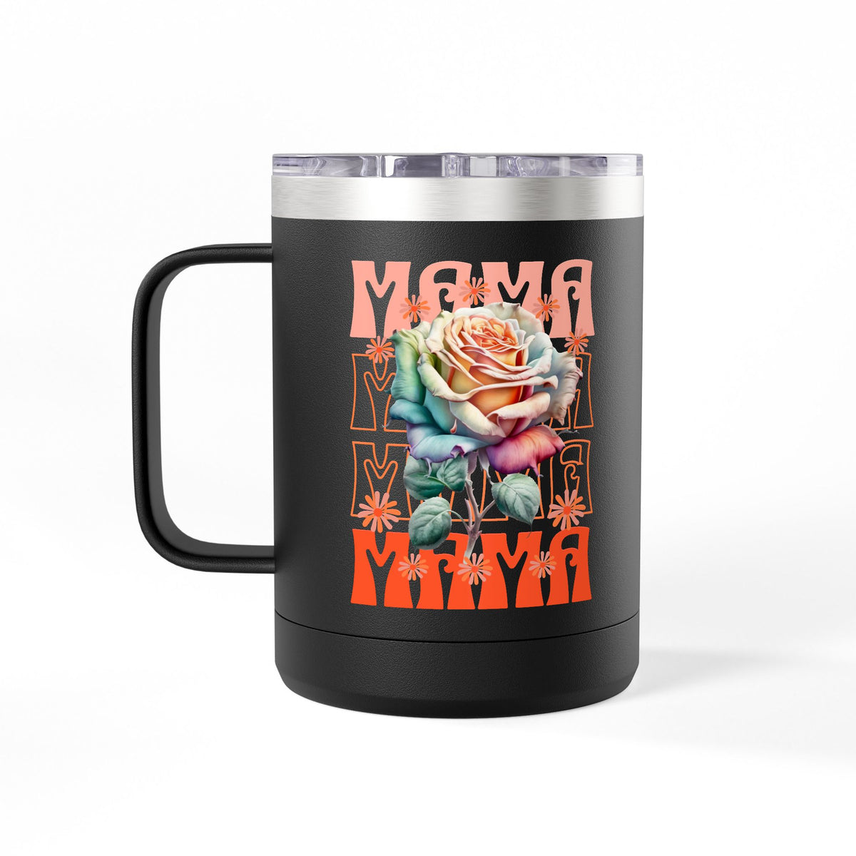 Mama Floral Coffee Tumbler (15oz.)