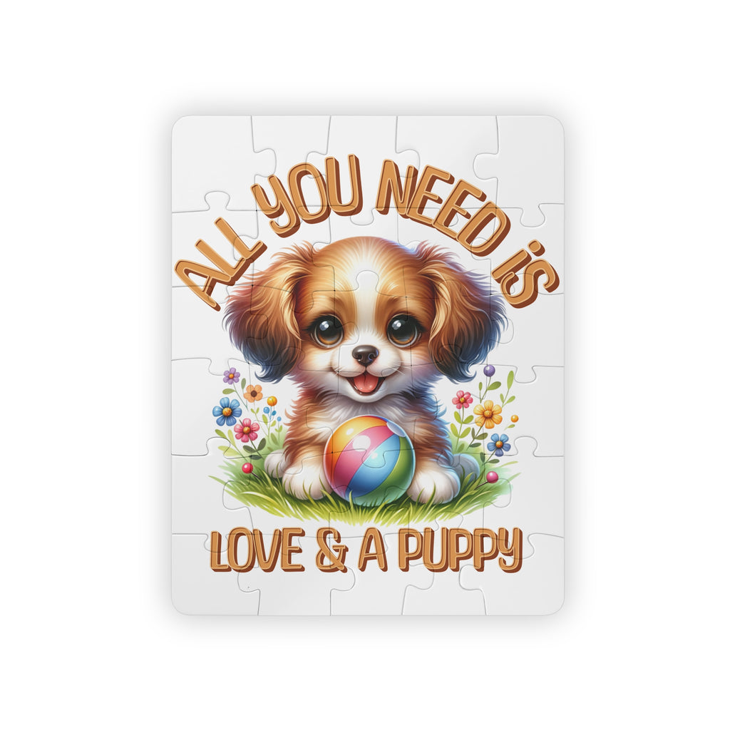 "All You Need Is Love & a Puppy" Kids 30‑Piece Puppy Puzzle