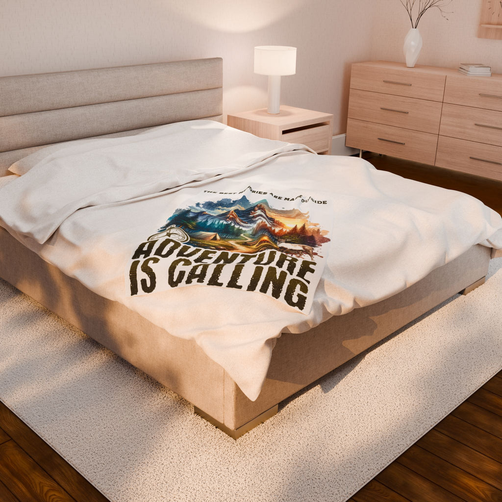 'Adventure is Calling' Blanket