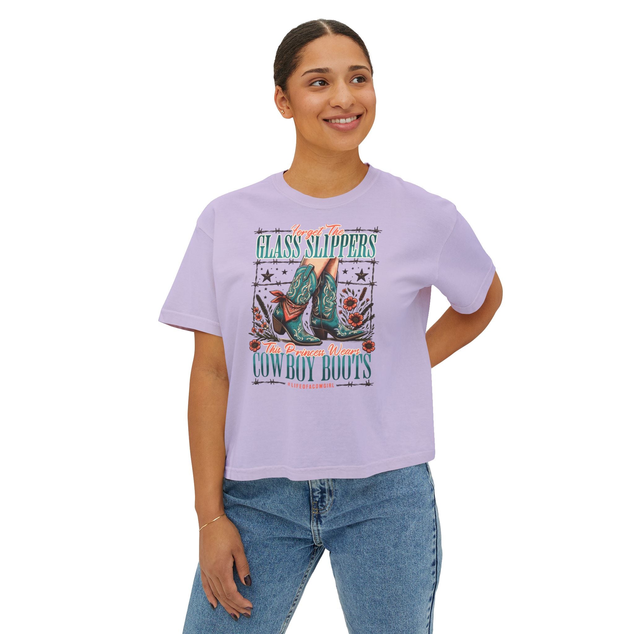 Cowgirl Boots Boxy T-Shirt