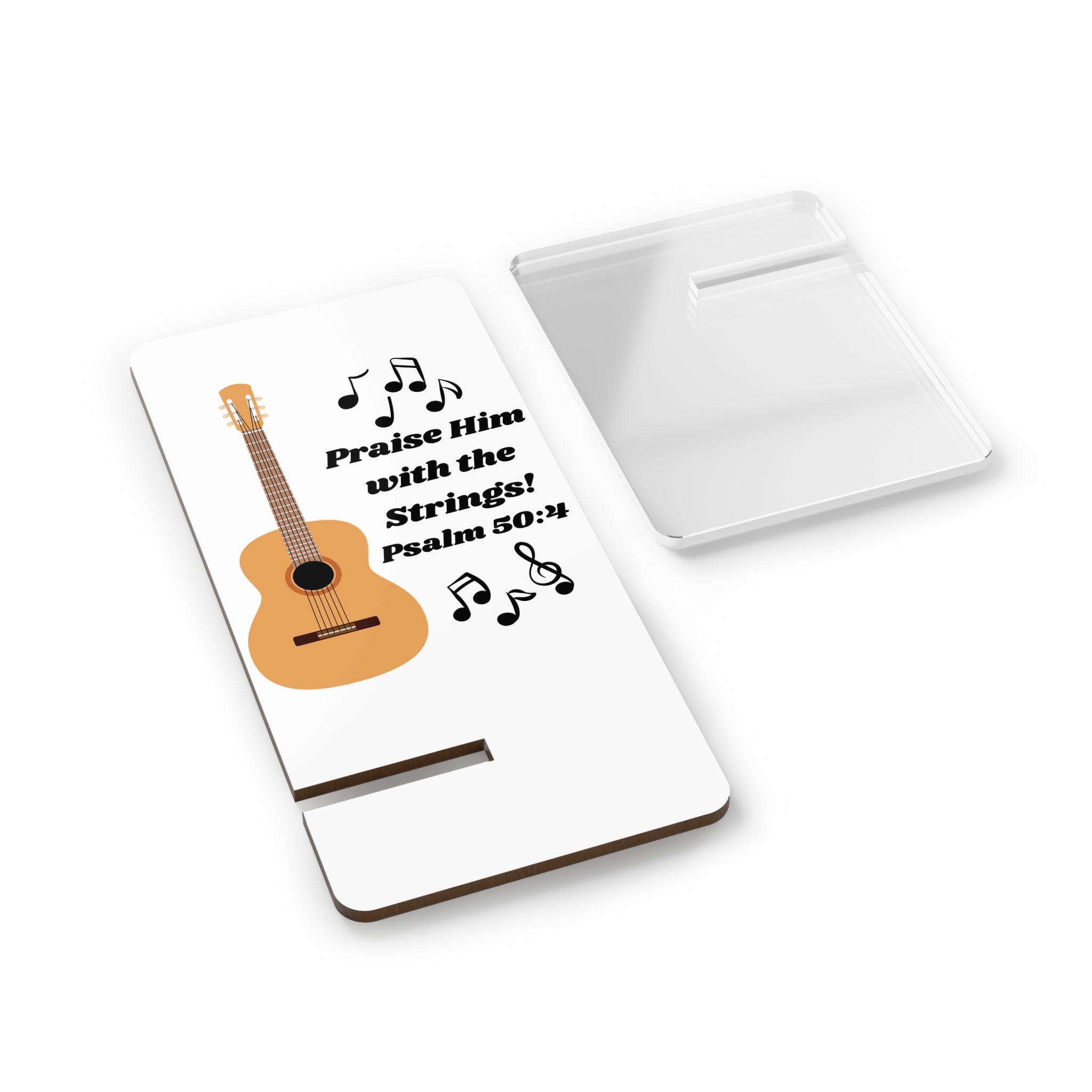 Guitar Music Phone Holder (Psalm 50:4)