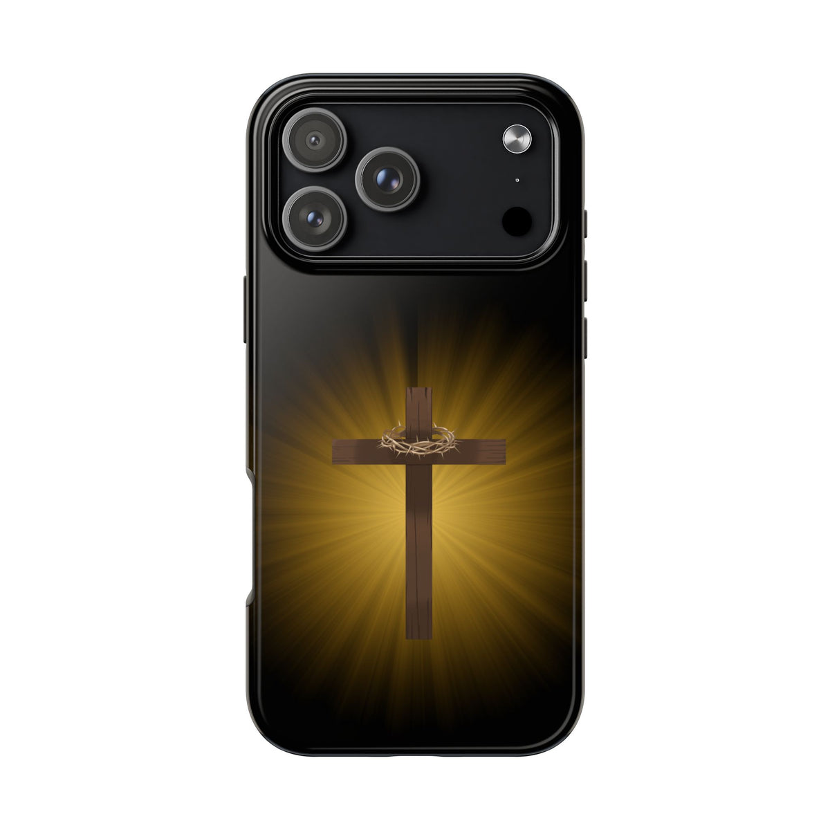 Cross and Crown of Thorns Phone Case