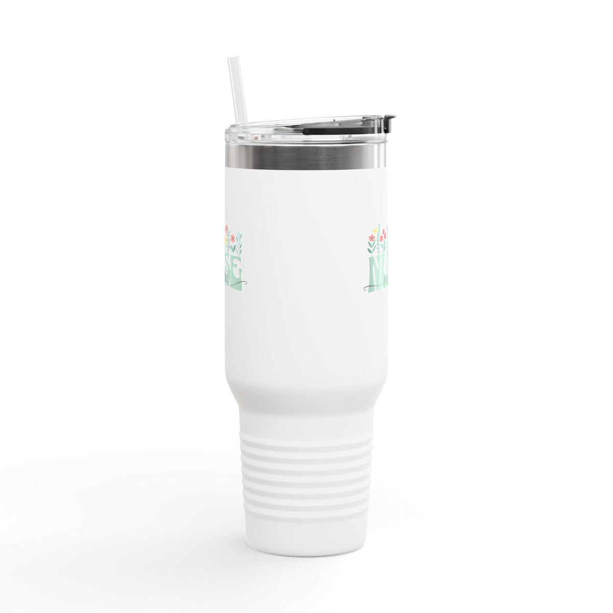 Nurse Mom Floral Tumbler (40oz.)