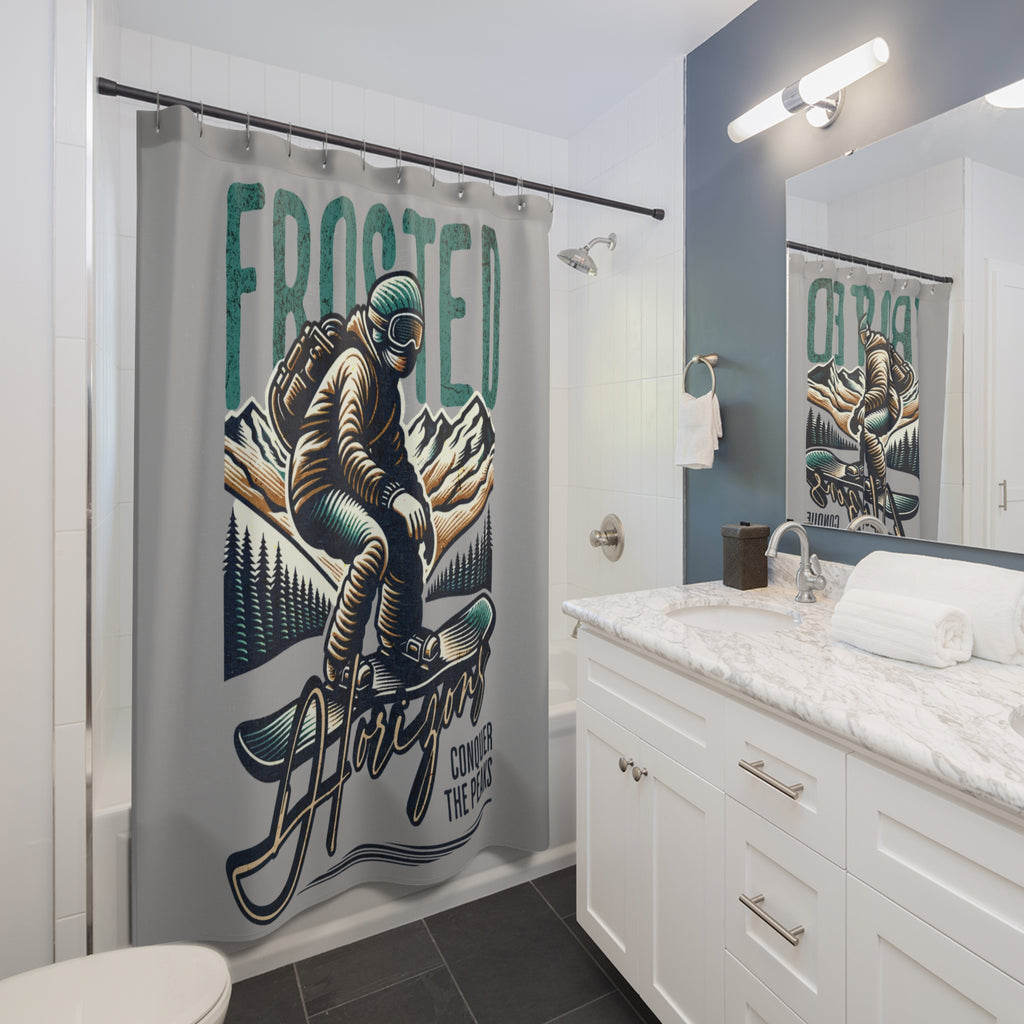 Snowboarder Shower Curtain