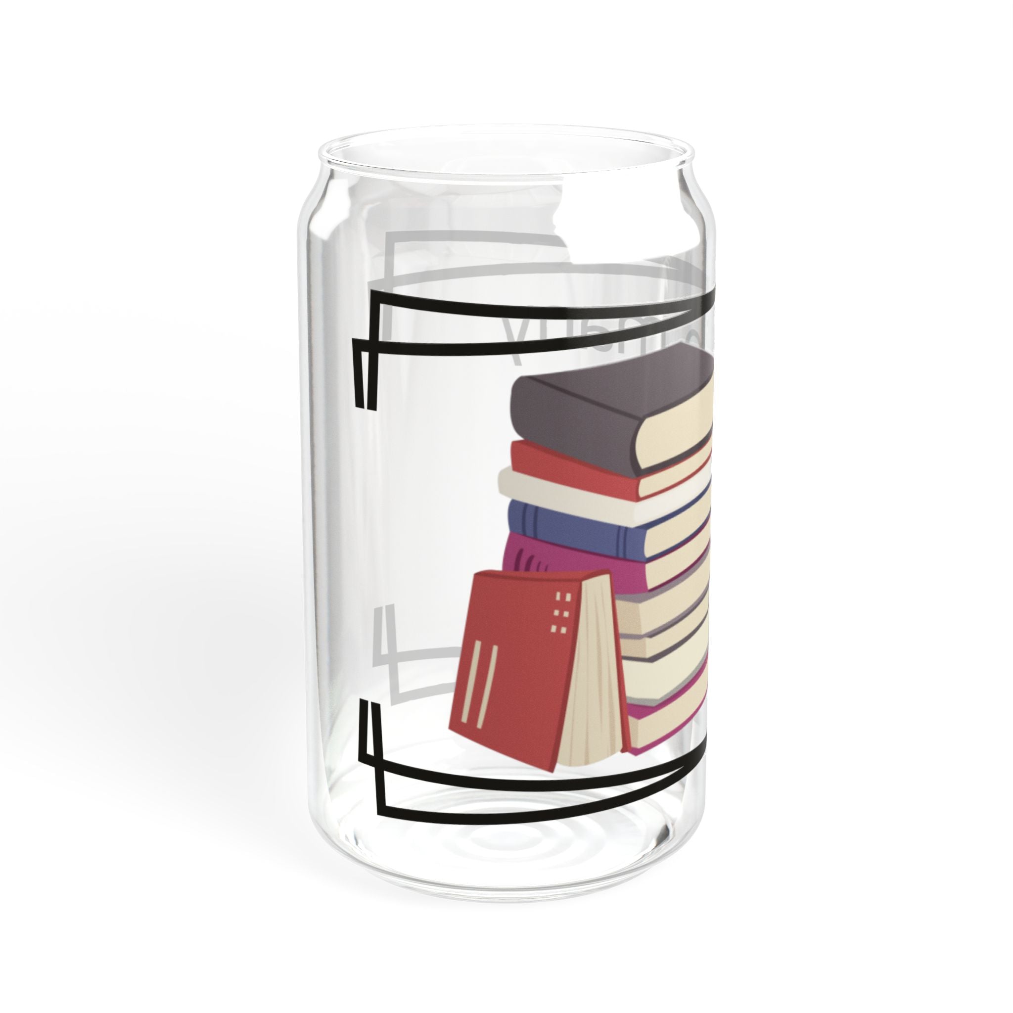So Many Books Sipper Glass