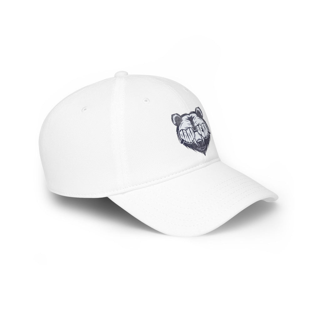 Bear Logo Low Profile Baseball Cap
