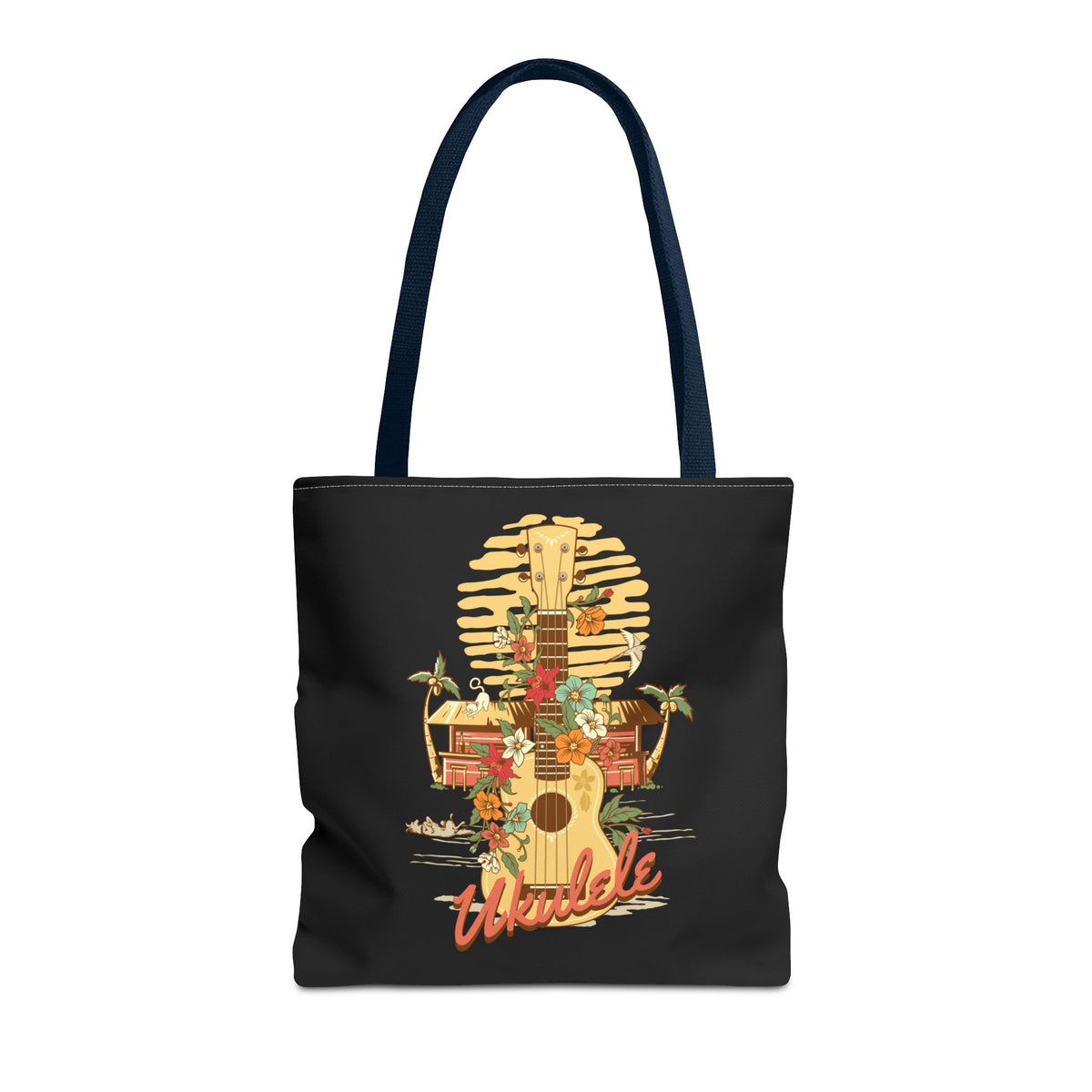 Ukulele Retro Tote Bag