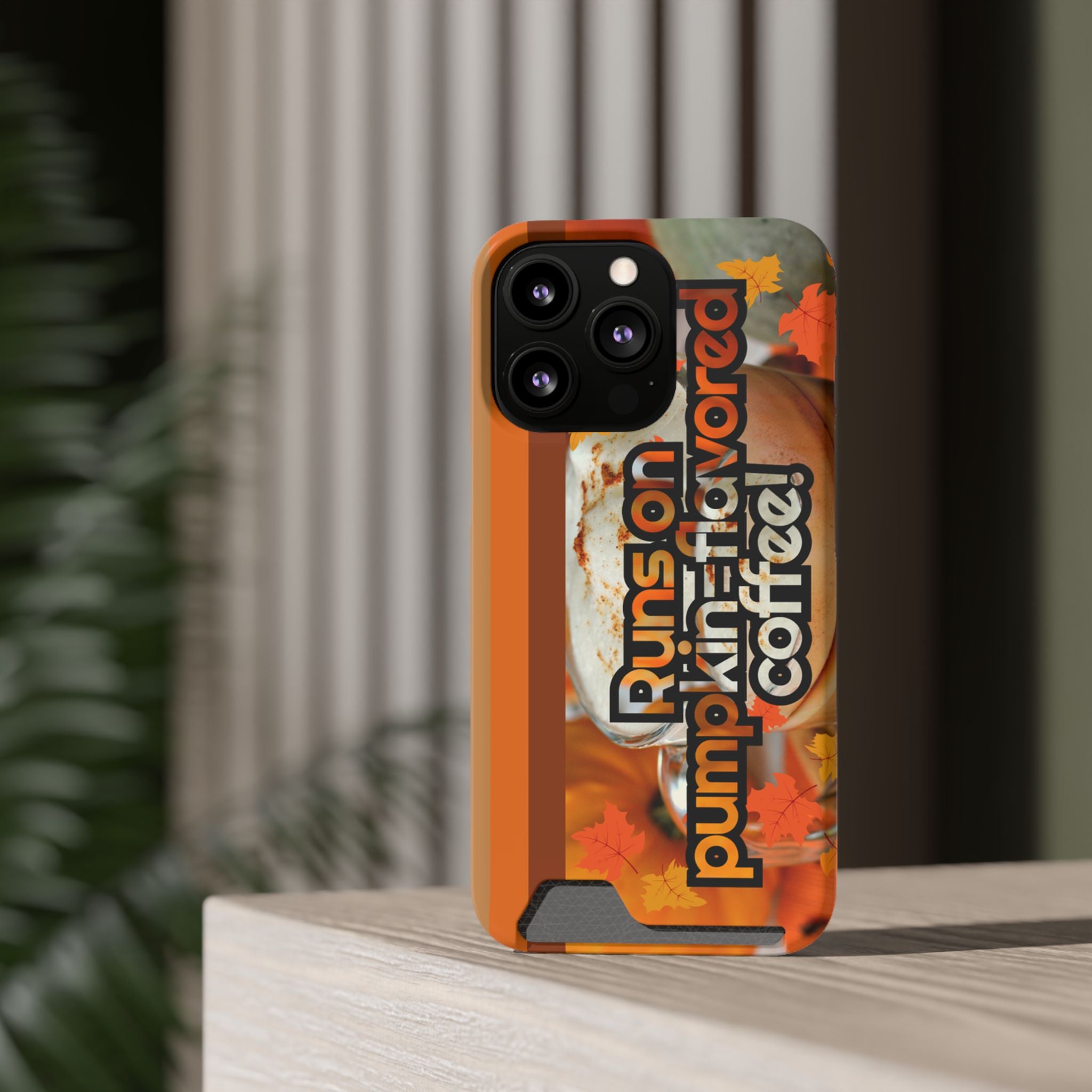 Coffee Phone Case w/Card Holder