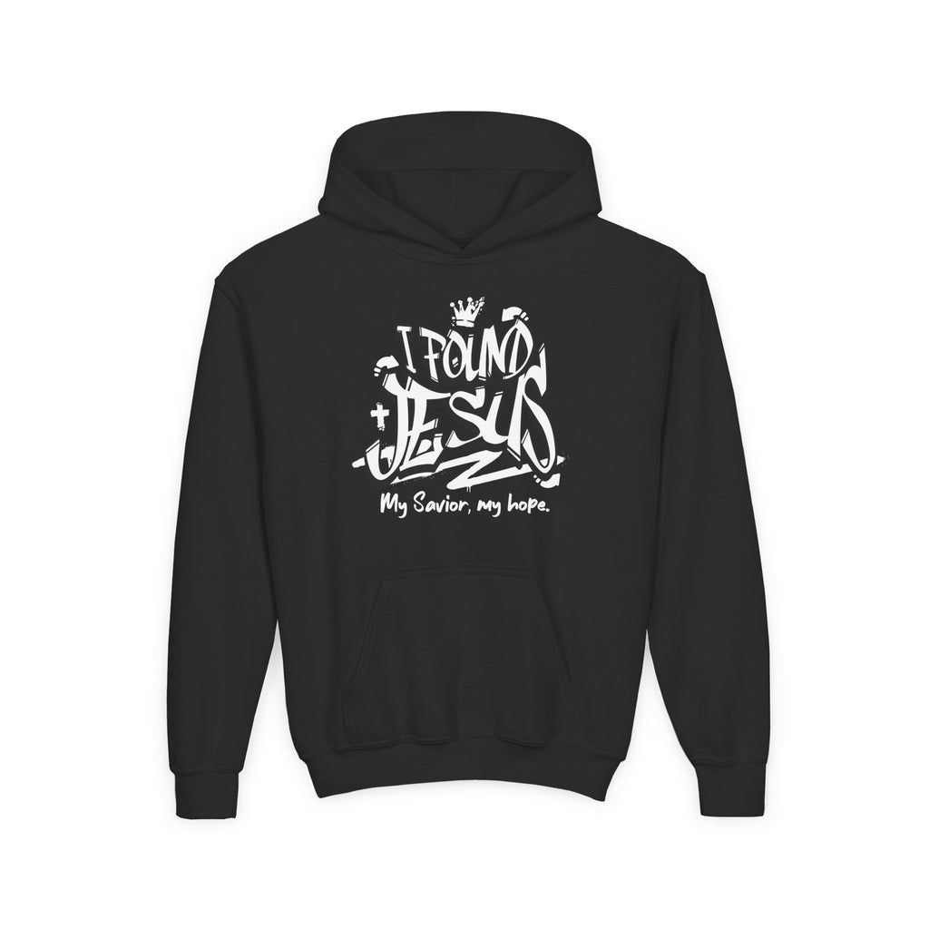 "I Found Jesus" Youth Hoodie