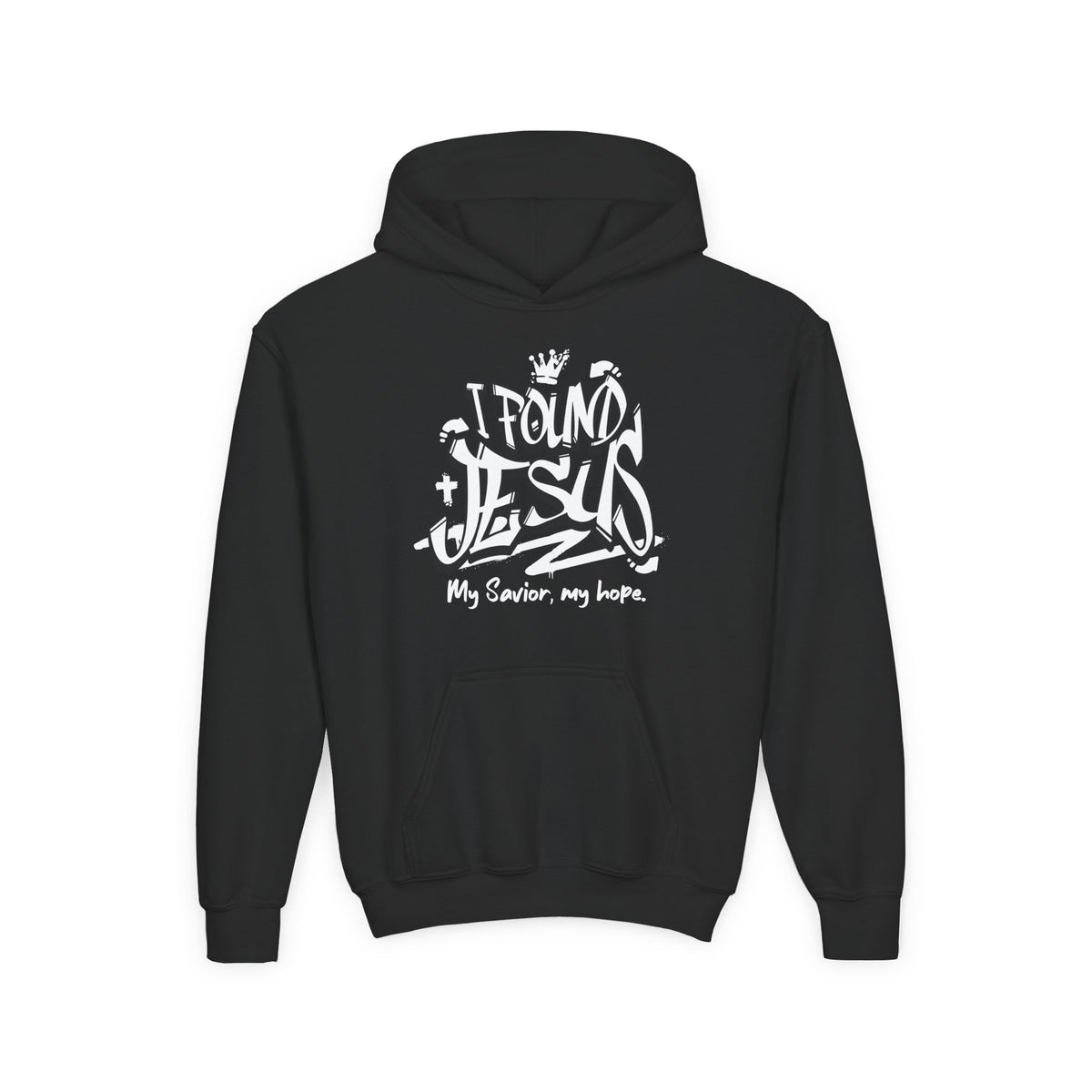 "I Found Jesus" Youth Hoodie