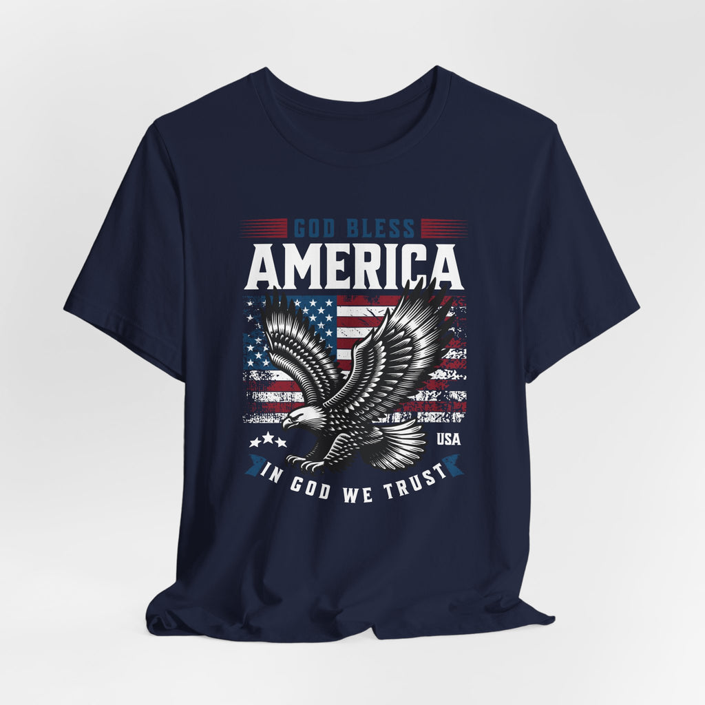 God Bless America with Eagle T-Shirt