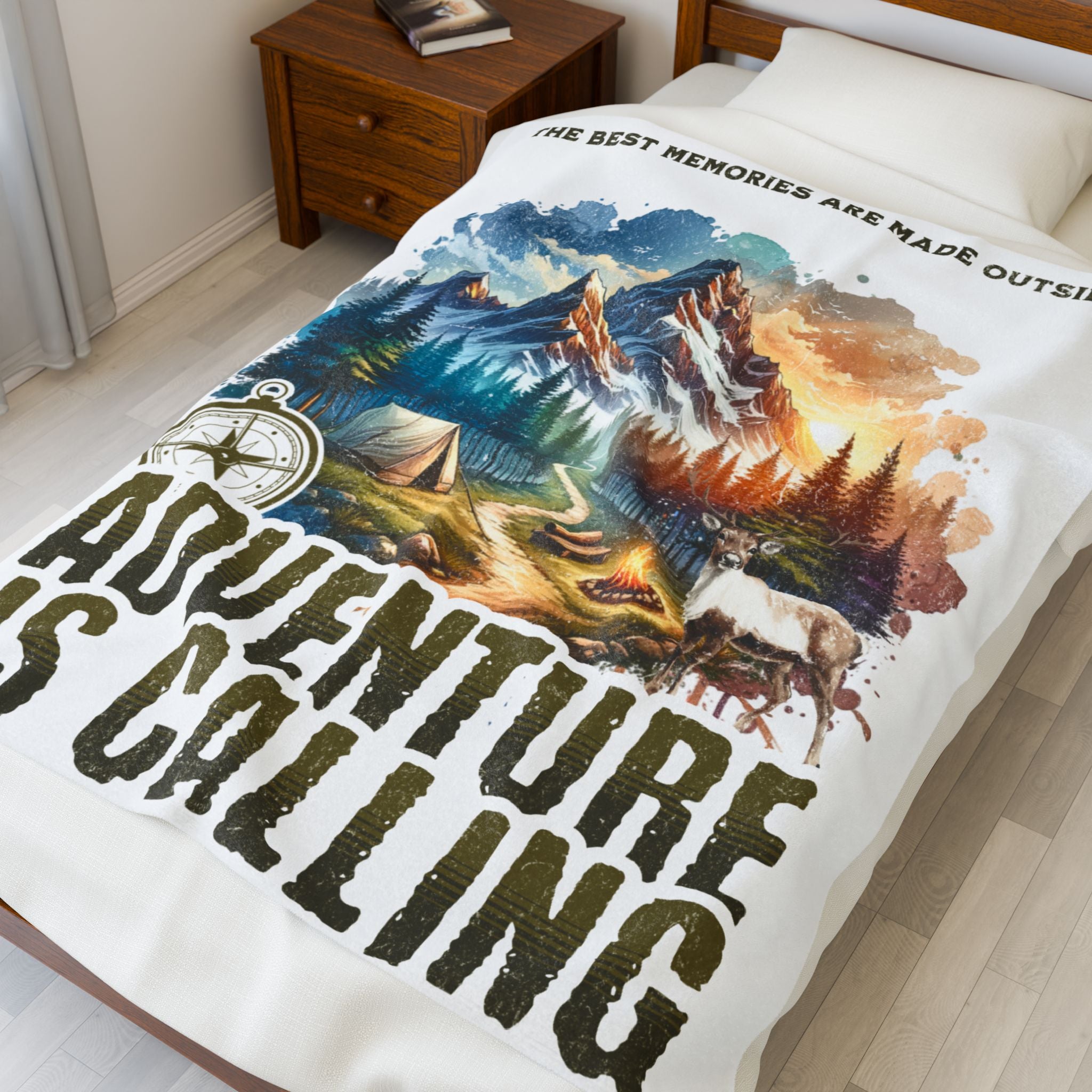 'Adventure is Calling' Blanket